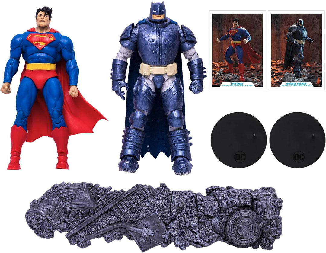 McFarlane DC Multiverse The Dark Knight Returns - Superman vs Batman Action Figure Multipack (TM15457)