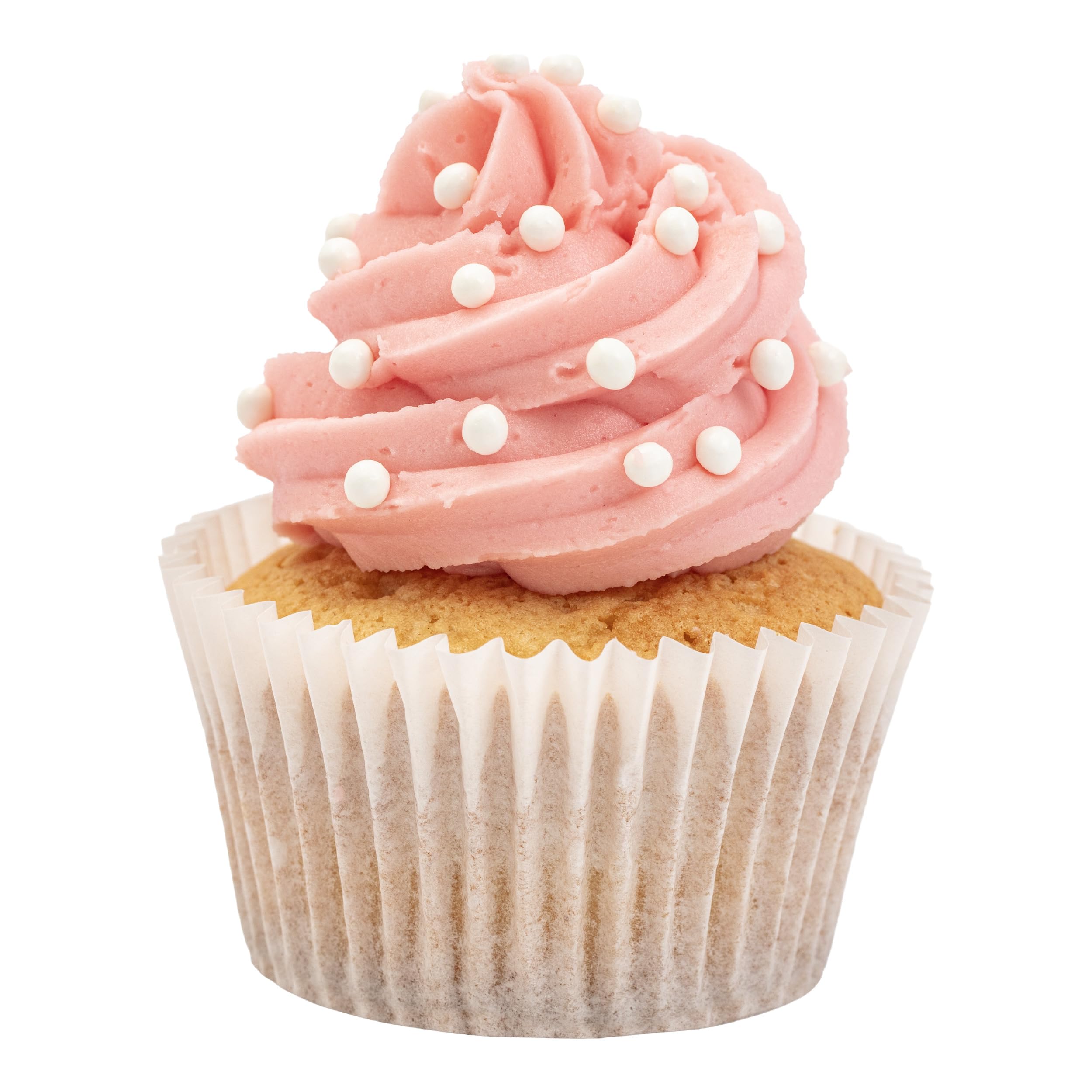 PME Cake Pearl Sprinkles - Bright White 4mm | 74g Edible Sugar Pearls 3