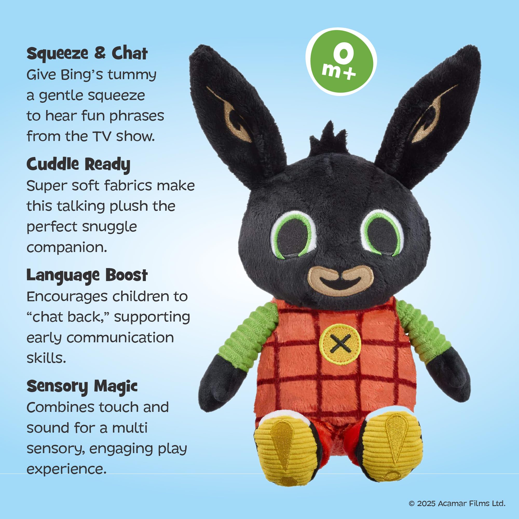 Rainbow Designs Talking Bing Soft Toy - Interactive Character Plush | 28 cm Height 3
