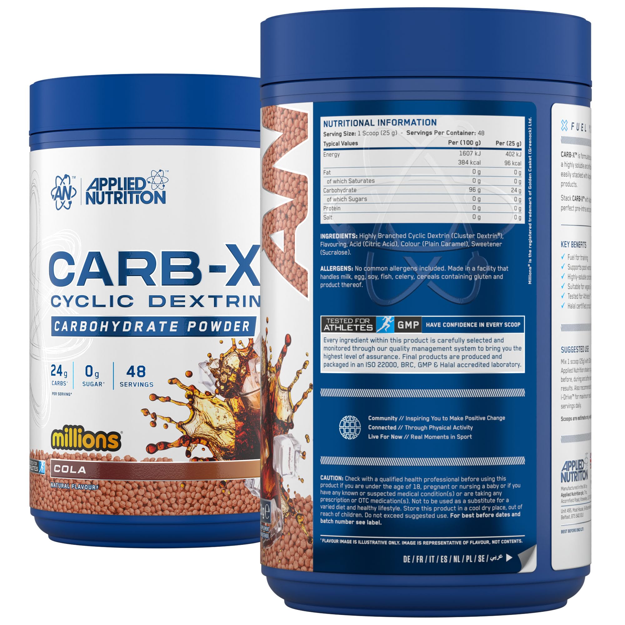 Applied Nutrition Carb-X Carbohydrate Powder - Energy Management | 1200g | Vegan 8