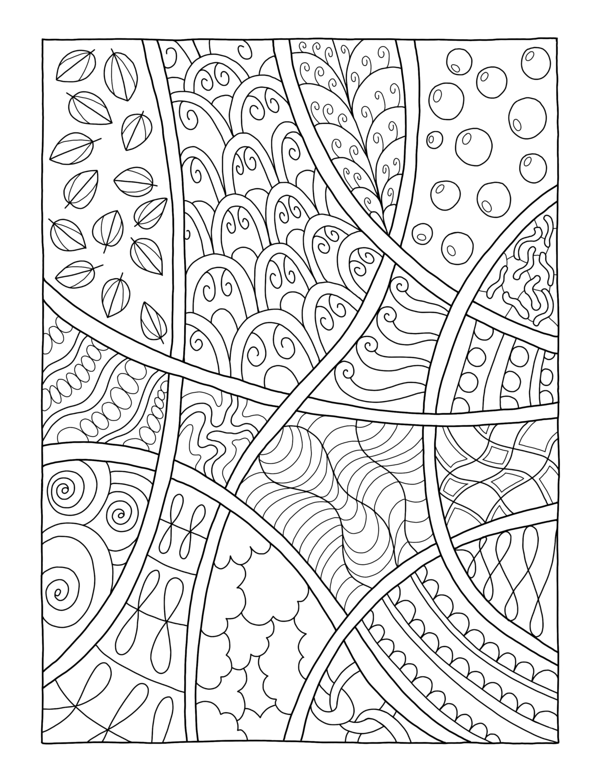 Vivi Tinta - Mindfulness Patterns Coloring Book | 50 Illustrations | Paperback