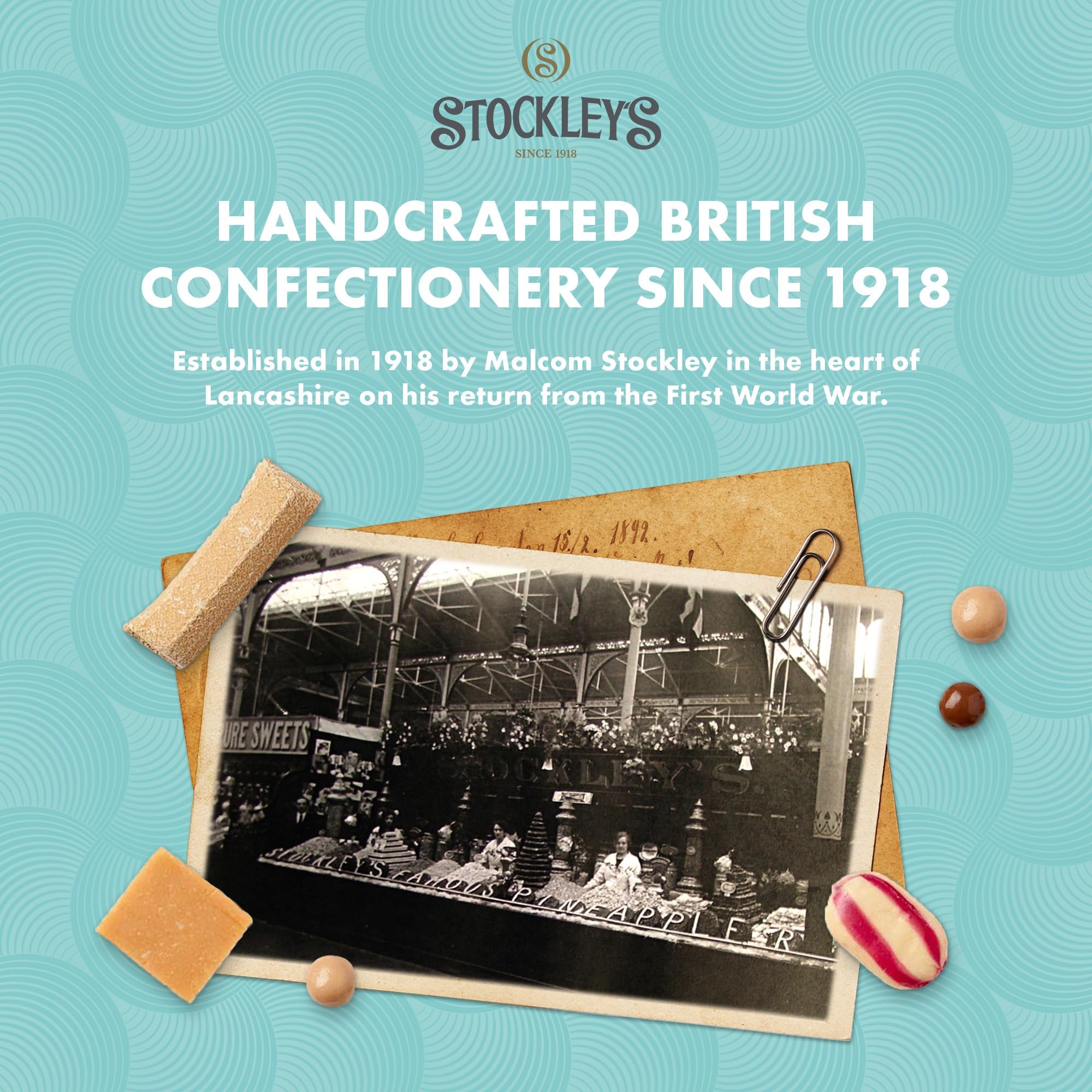 Stockley's Christmas Pudding Fudge Treat Carton - 220g Fruity Festive Fudge with Citrus Peel & Raisins 7