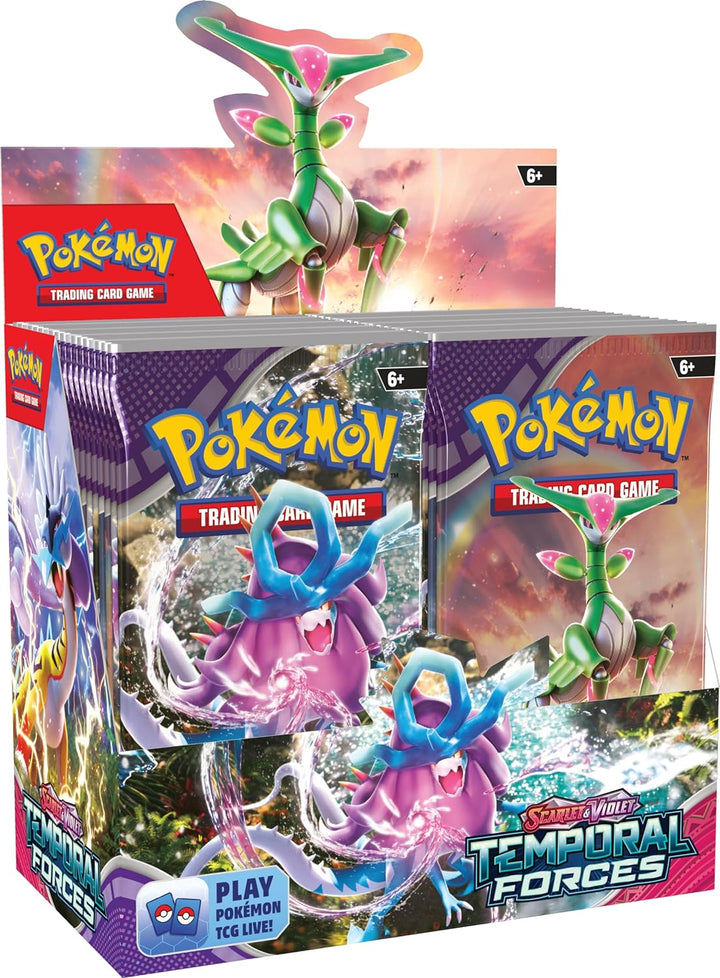 Pokémon Trading Cards - Scarlet & Violet: Temporal Forces Booster Display Box (36 Booster Packs) (188-86981)