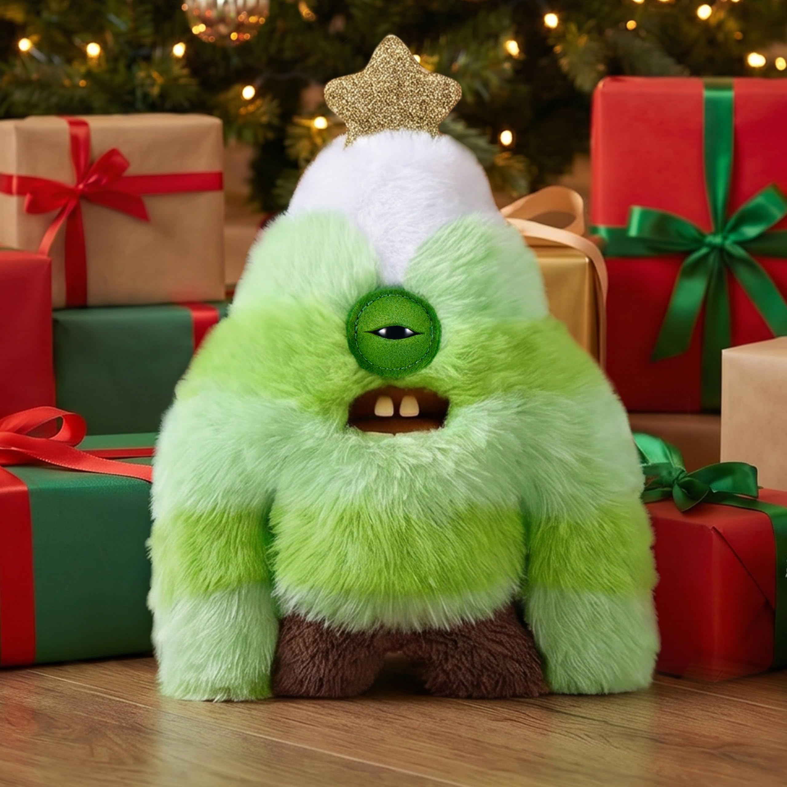 Fuggler Sasquooshmas Tree Soft Doll - 9 Inch Collectible Plush with Human-Like Teeth 3