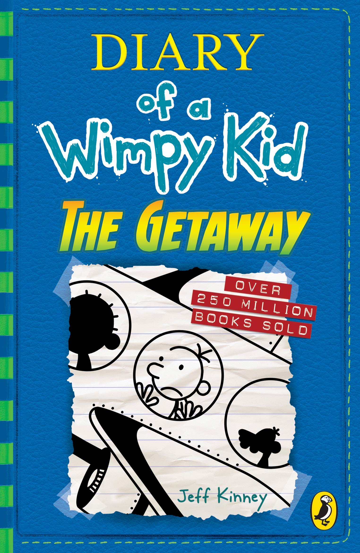 Puffin Diary of a Wimpy Kid: The Getaway (Book 12) by Jeff Kinney | Paperback