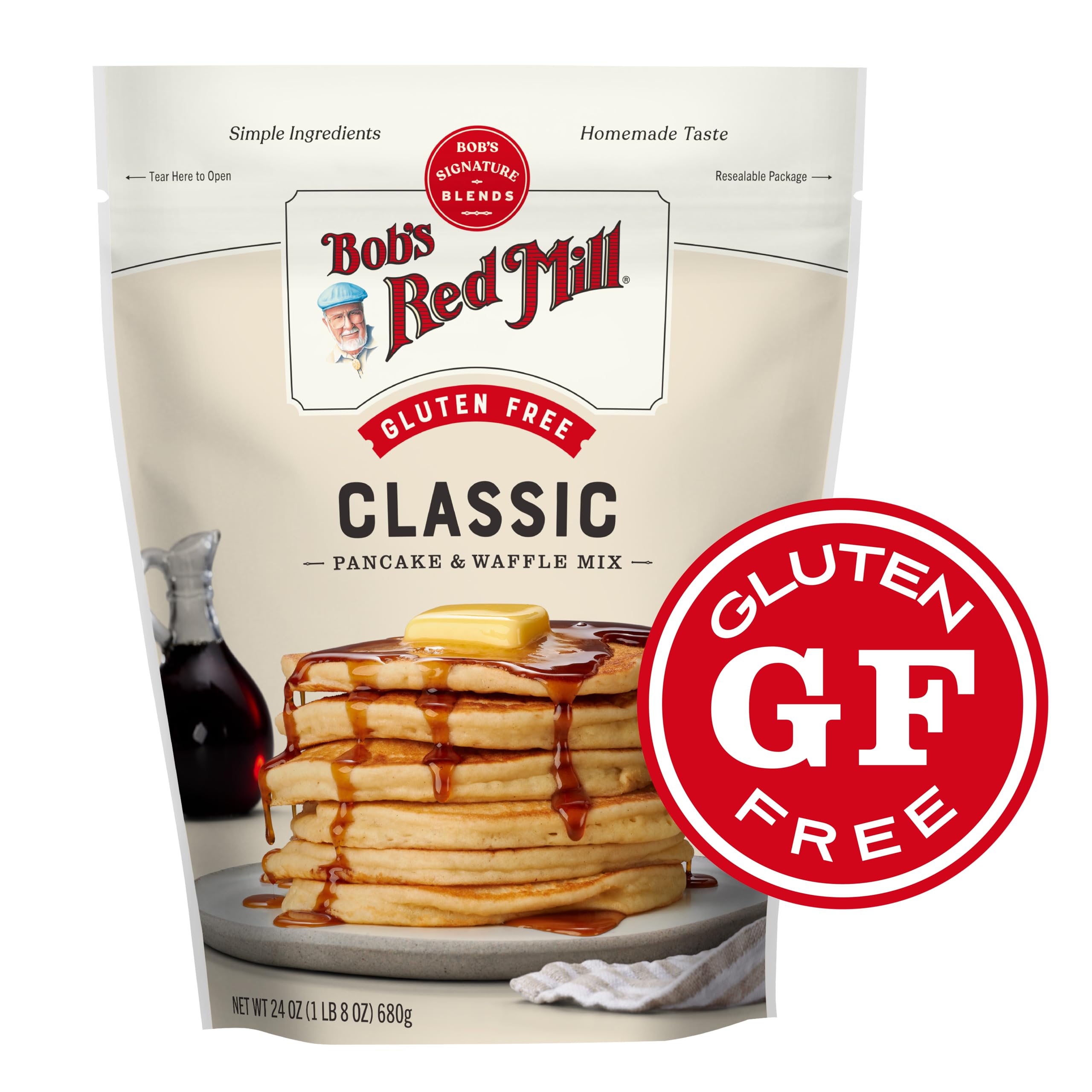 Bob's Red Mill Gluten Free Pancake Mix - Over 50% Whole Grain | 680g 3