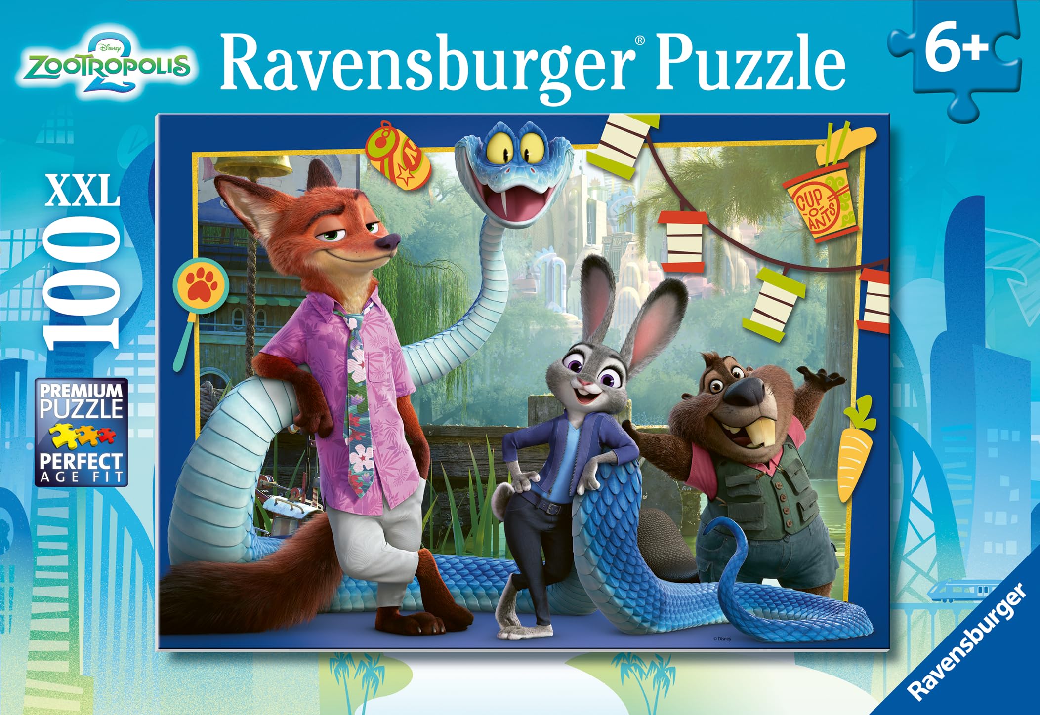 Ravensburger Zootopia 2 XXL 100 Piece Jigsaw Puzzle for Kids 6+
