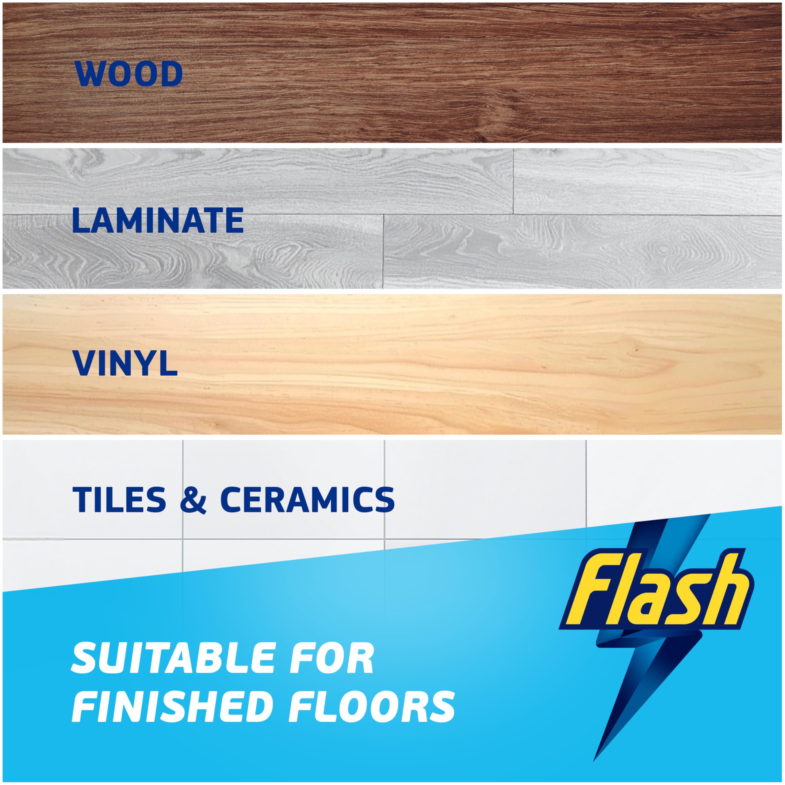 FLASH Direct To Floor Cleaner - Midsummer Memories Ltd Edition | Fast Dry | 1.6L 7