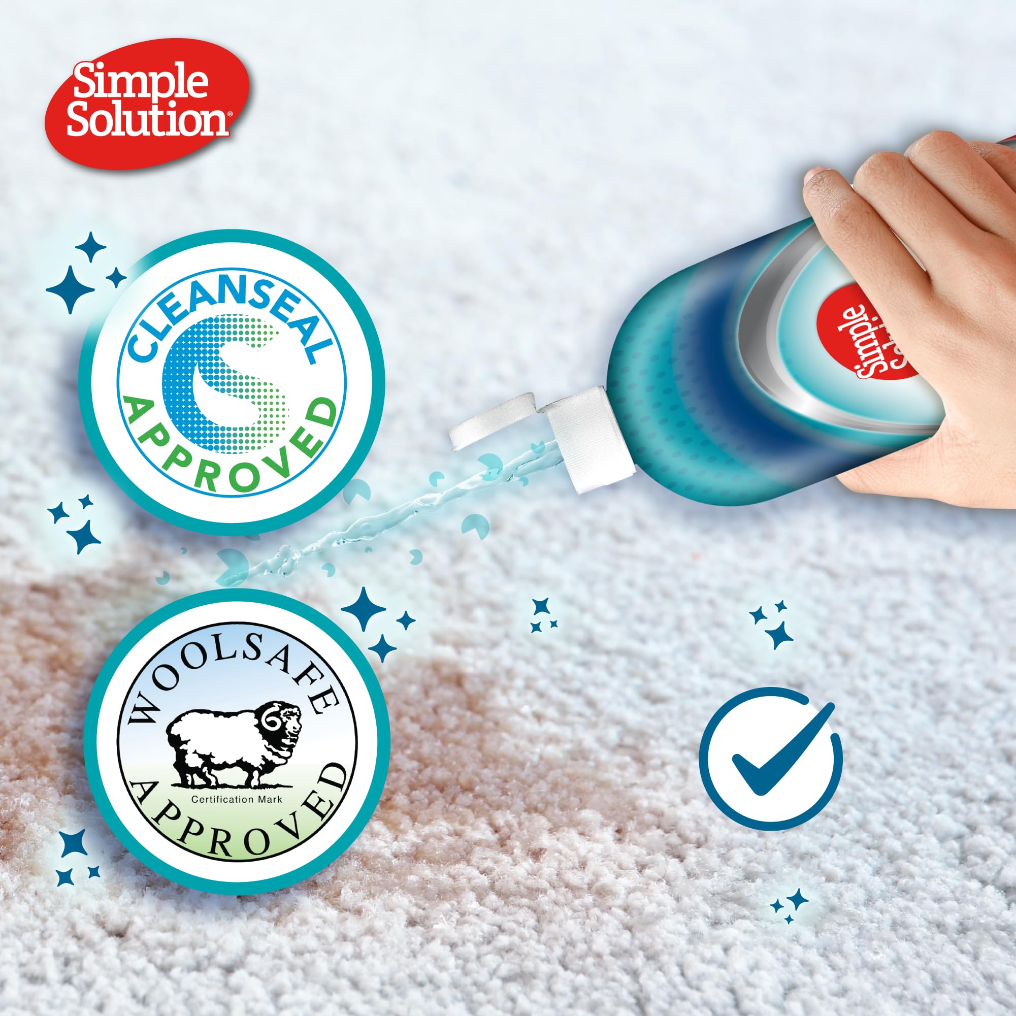 Simple Solution Pet Stain and Odour Remover - Pro-Bacteria Formula | 1 Litre | Vanilla Scent 4