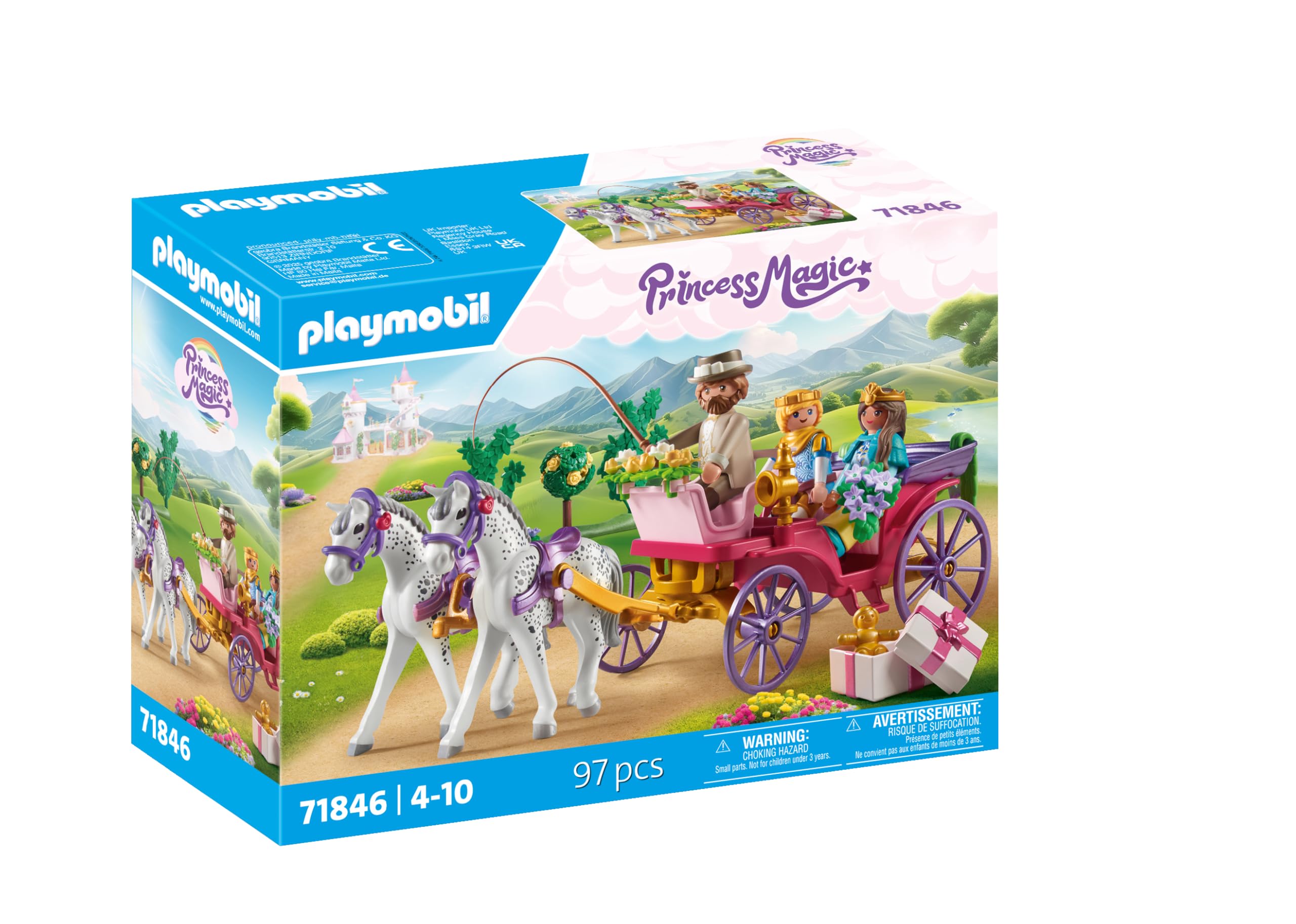 Playmobil Royal Carriage Ride with Princess and Prince Playset | Unisex Children | Ages 3+
