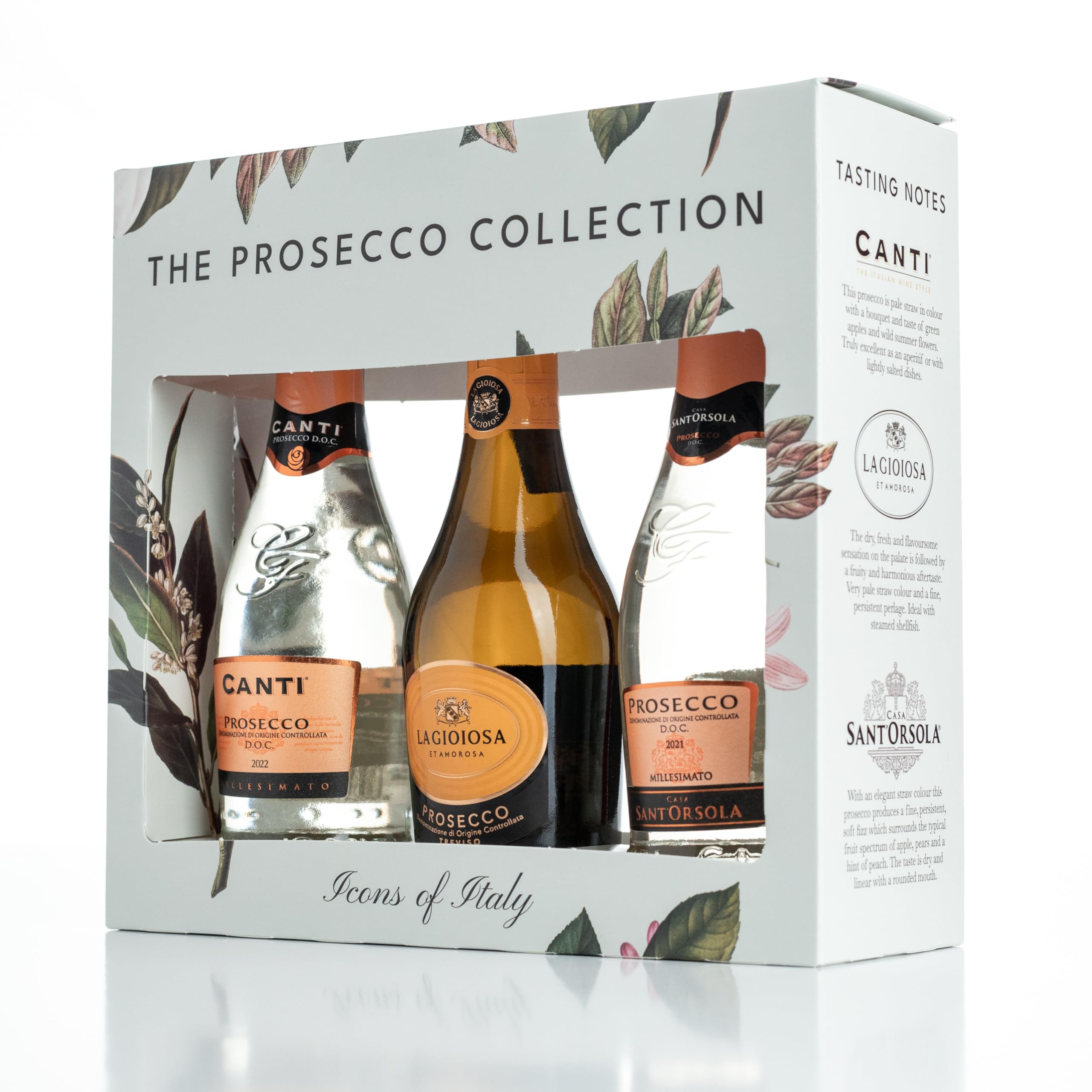 Canti, La Gioiosa & Sant'Orsola - Prosecco Collection Gift Box (3 x 20cl) 11