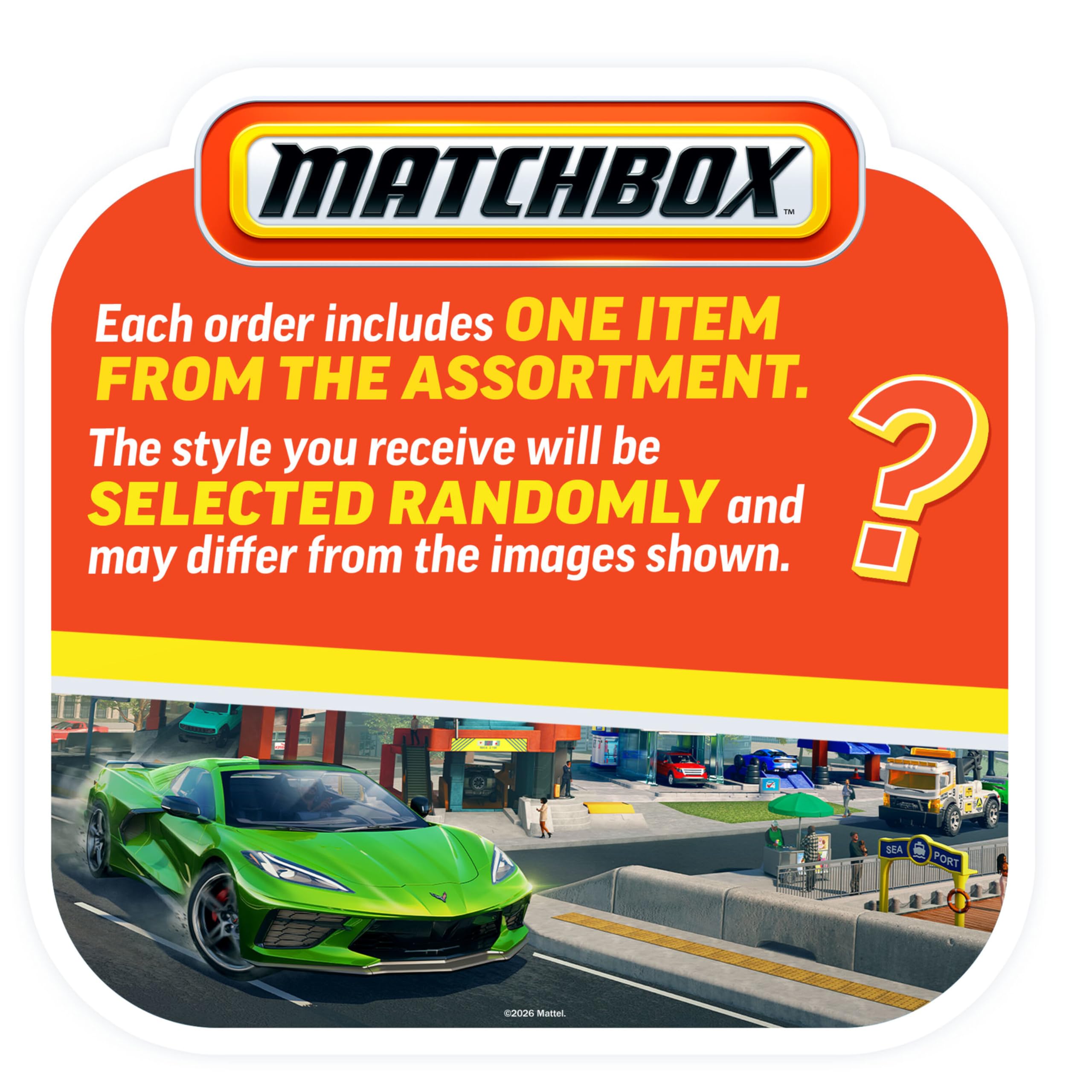 Matchbox Hero City 5 Car Pack - Die-Cast Metal Vehicles | 1:64 Scale | Ages 3+