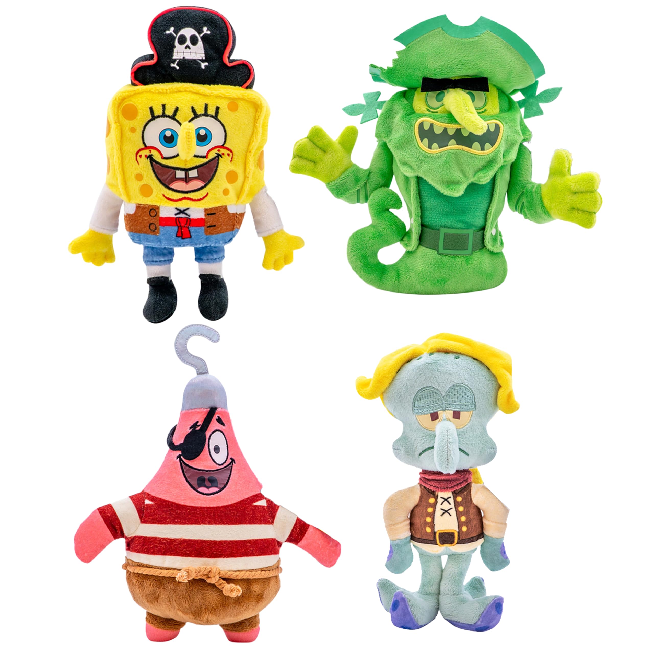 SpongeBob SquarePants Bikini Bottom Glow Plush - 8.56 Inch Tall, Glow-in-the-Dark 1