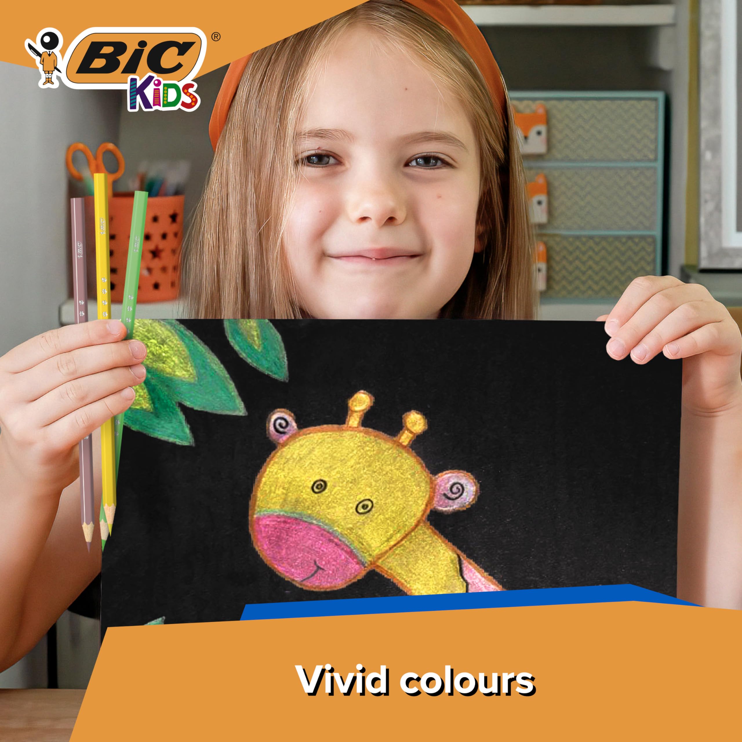BIC Kids Smooth Colouring Pencils - 54 Shades | Pack of 54 | Ages 5+ 2