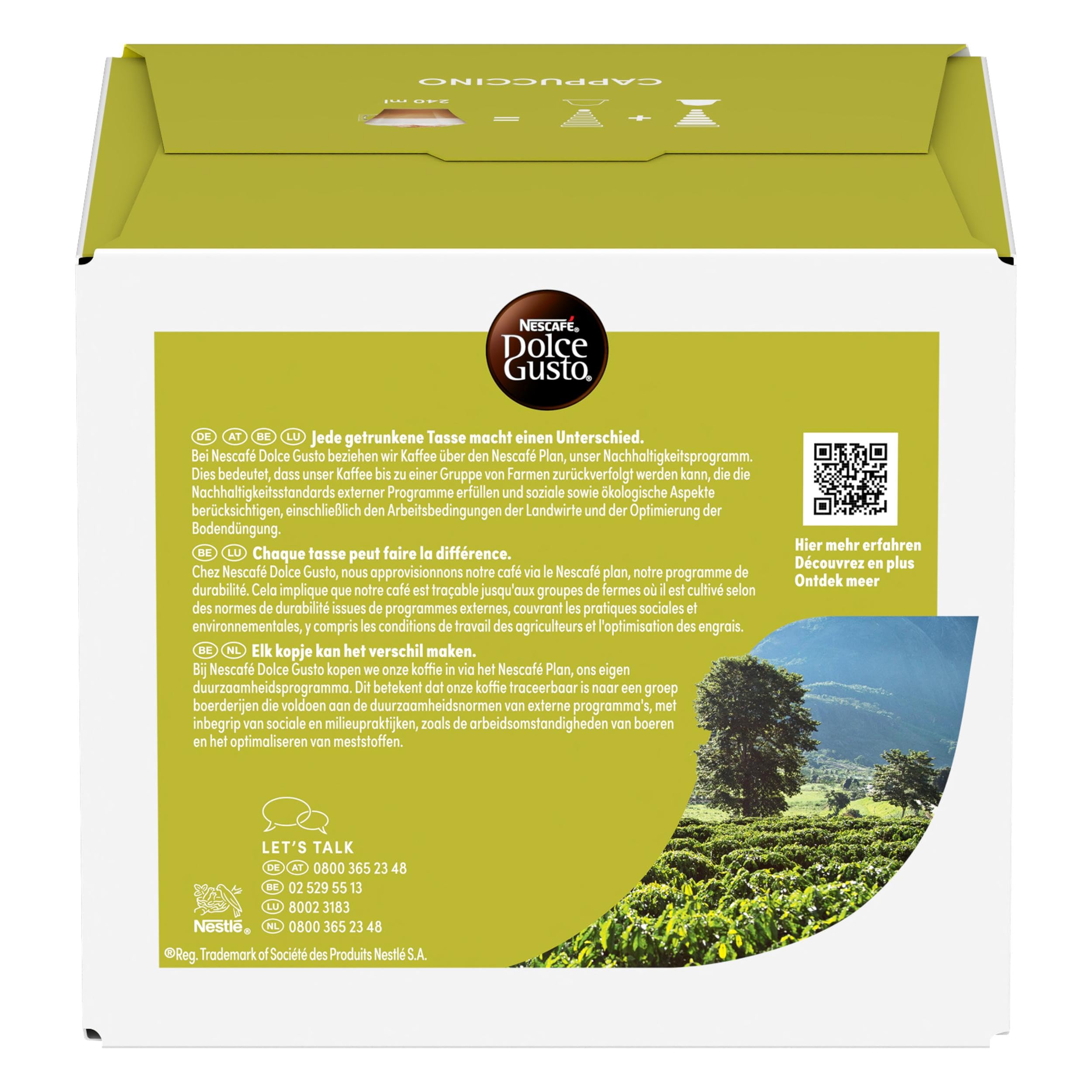 Nescafé Dolce Gusto Cappuccino Coffee Pods - 45 Servings (3 Boxes of 15) 4