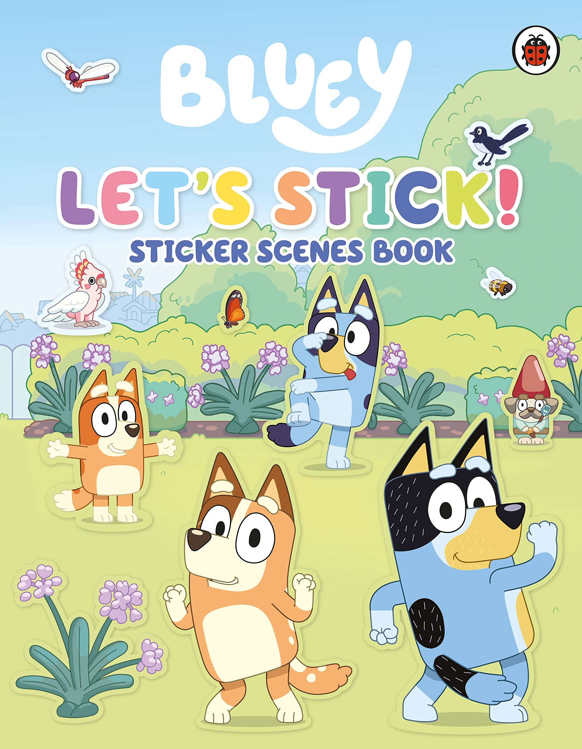 Ladybird Bluey: Let's Stick! Sticker Scenes Book | Ages 3-4 Years | Paperback