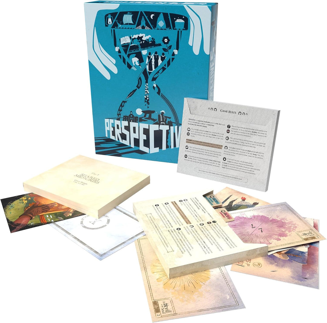 Space Cowboys Perspectives Blue Box Cooperative Mystery Card Game