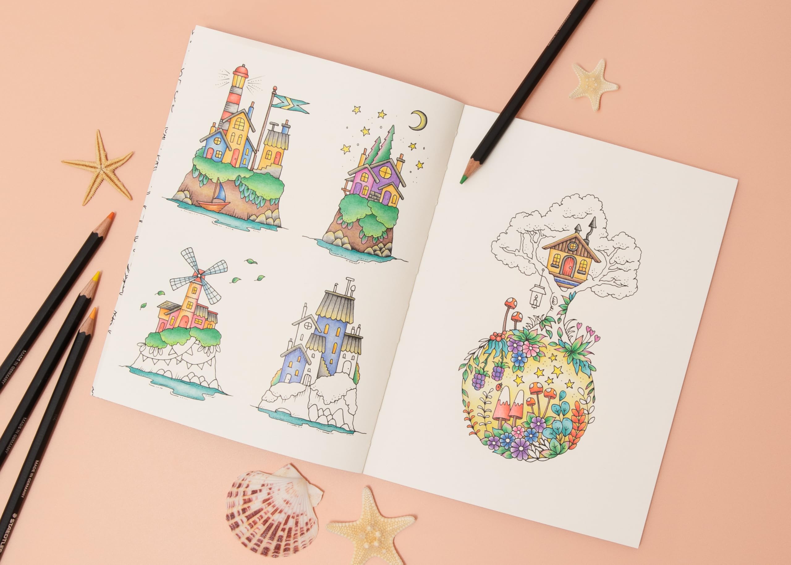 Ebury Press Inklings: A Pocket-Sized Inky Colouring Book - Johanna Basford | 80 Pages 2