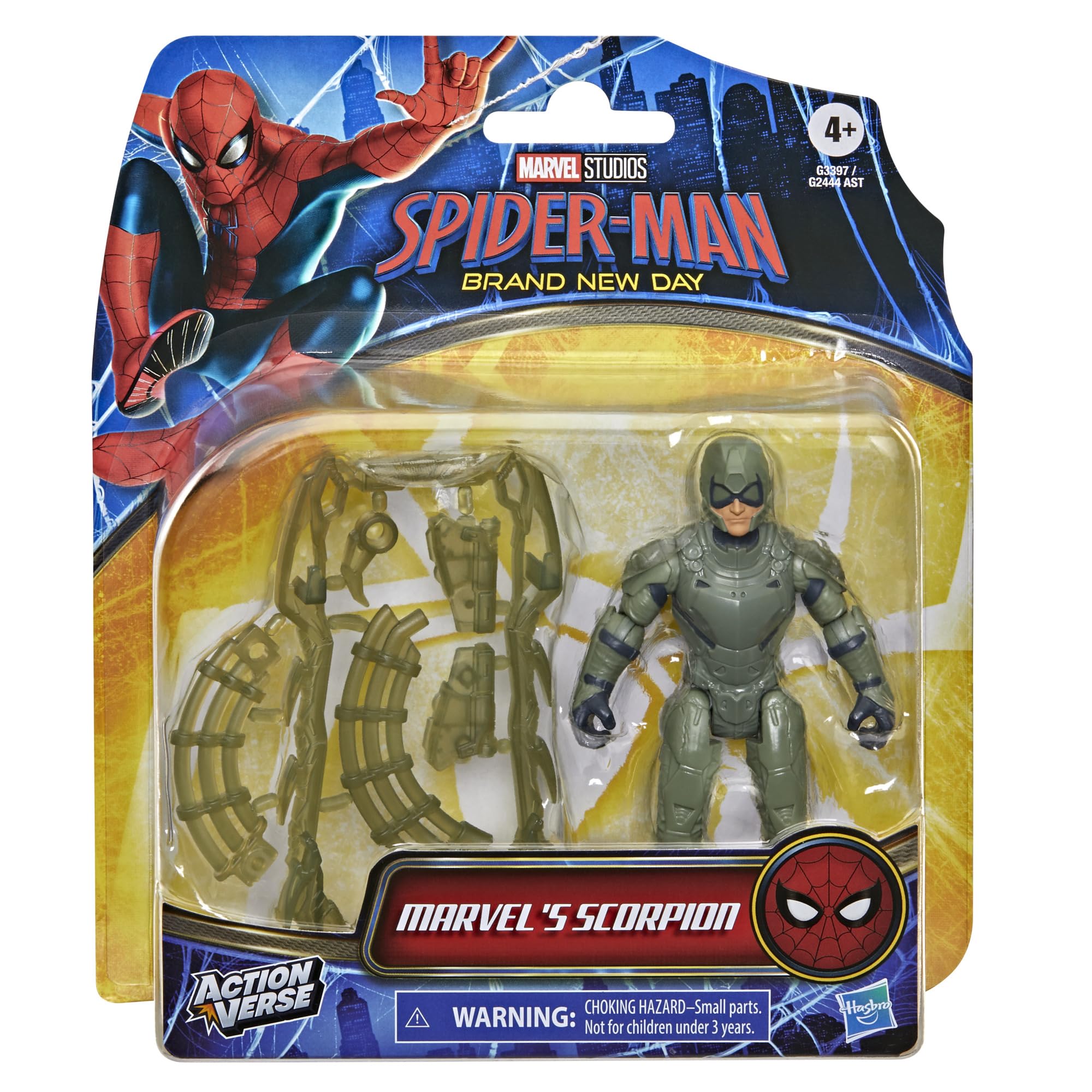 Marvel ActionVerse Marvel's Scorpion Action Figure - 4.5-Inch, Ages 4+ 2