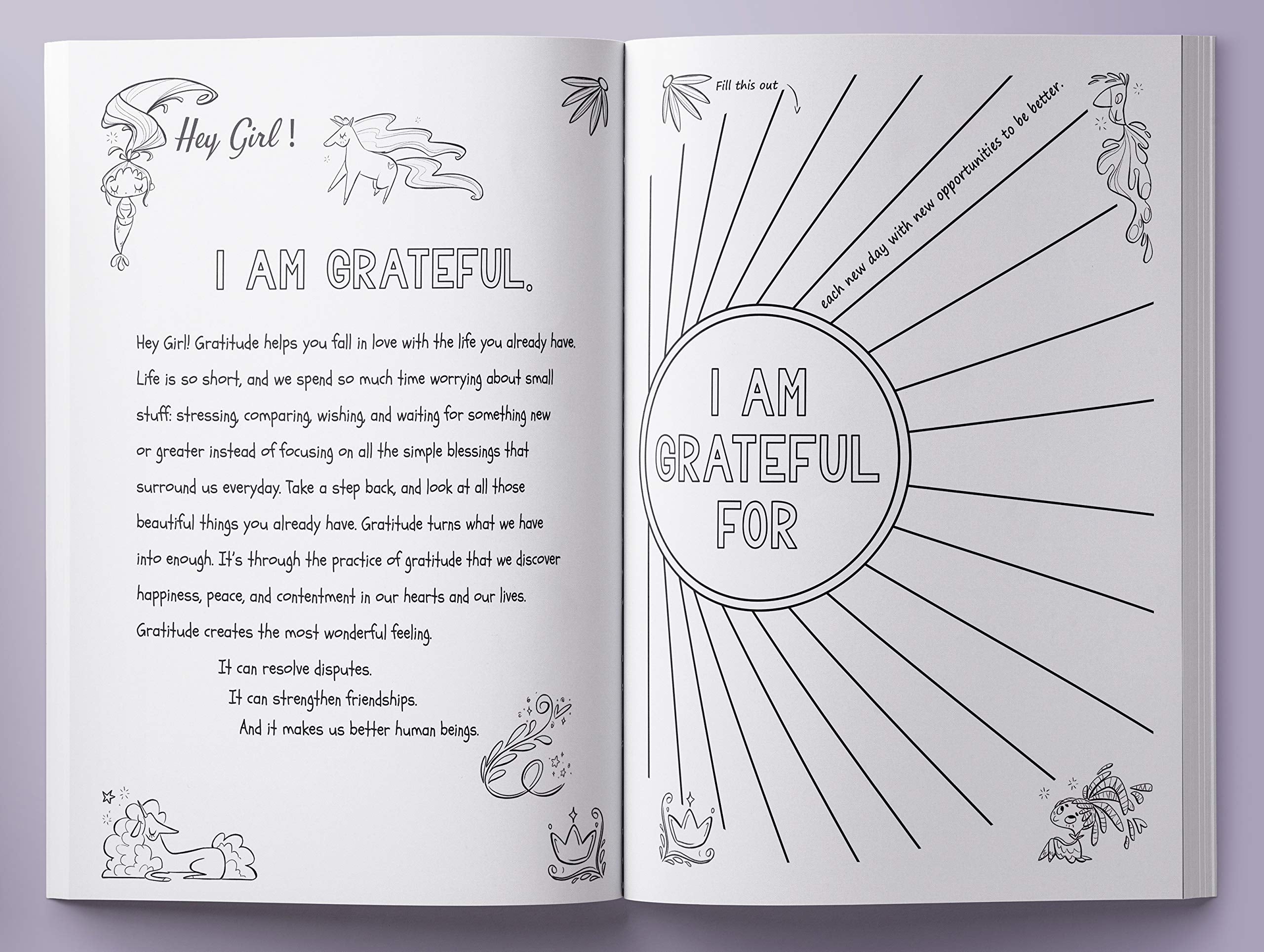 Hey Girl! Empowering Journal for Girls by Pragya Tomar | Gratitude & Mindfulness Paperback 3