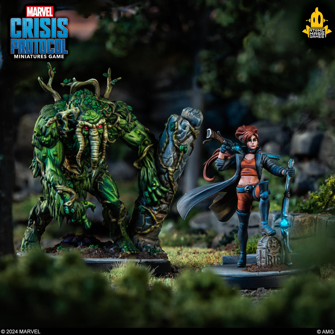 Atomic Mass Games Marvel Crisis Protocol: Elsa Bloodstone & Man-Thing Character Pack