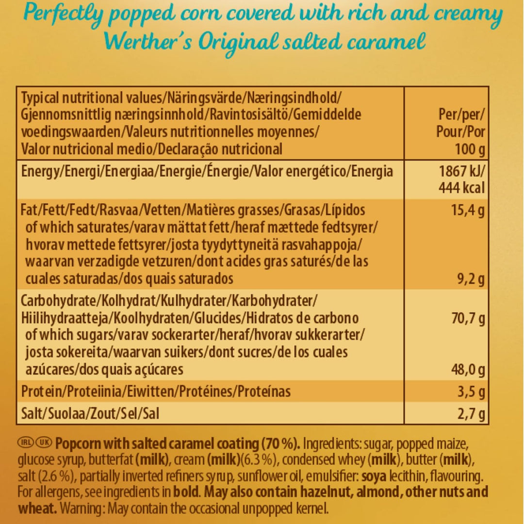 Werther's Original - Salted Caramel Popcorn 140g
