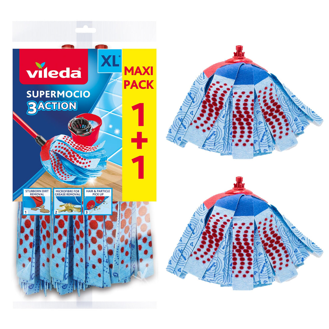 Vileda SuperMocio 3Action XL Refill - Pack of 2