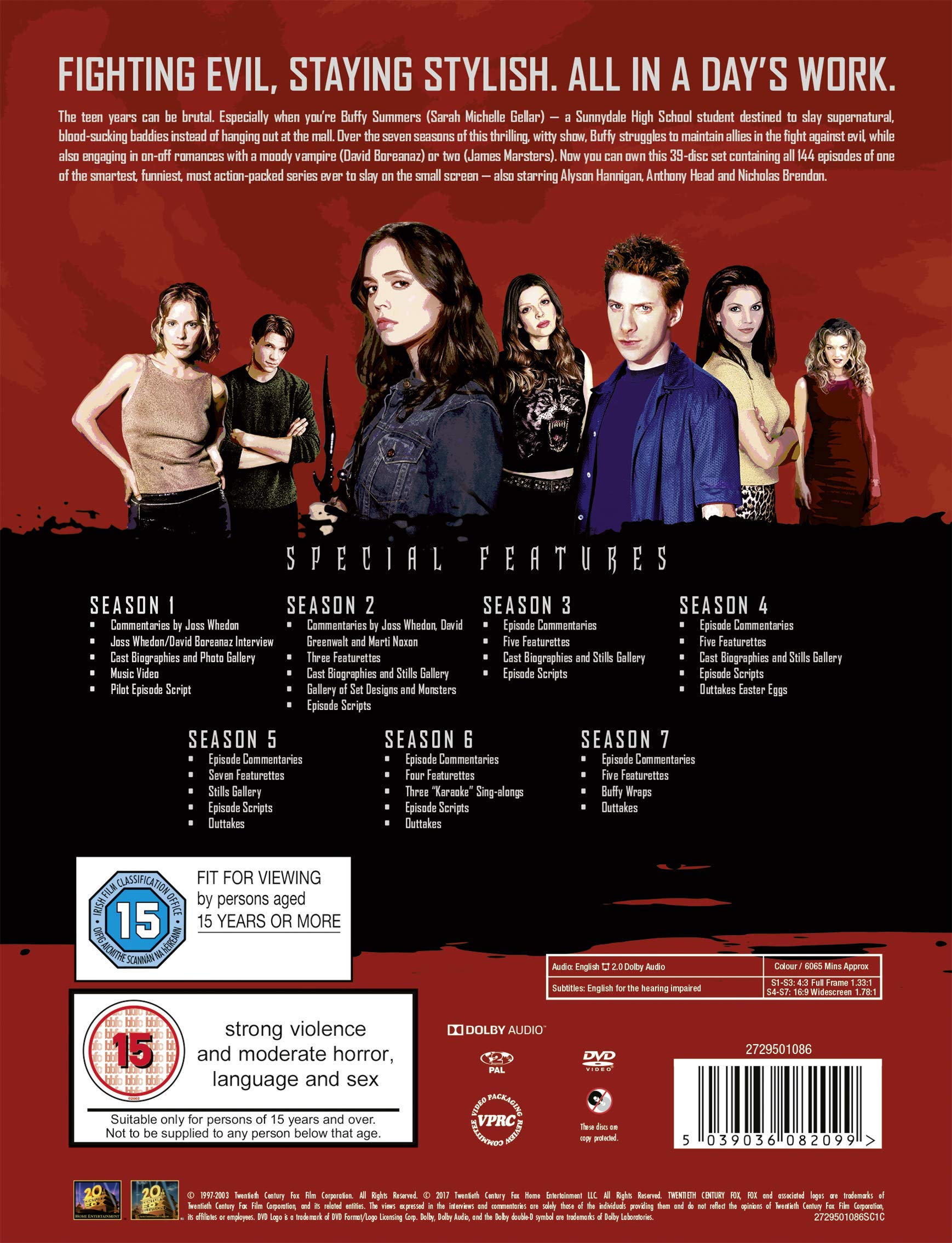 Buffy The Vampire Slayer: The Complete Series Seasons 1-7 [DVD]