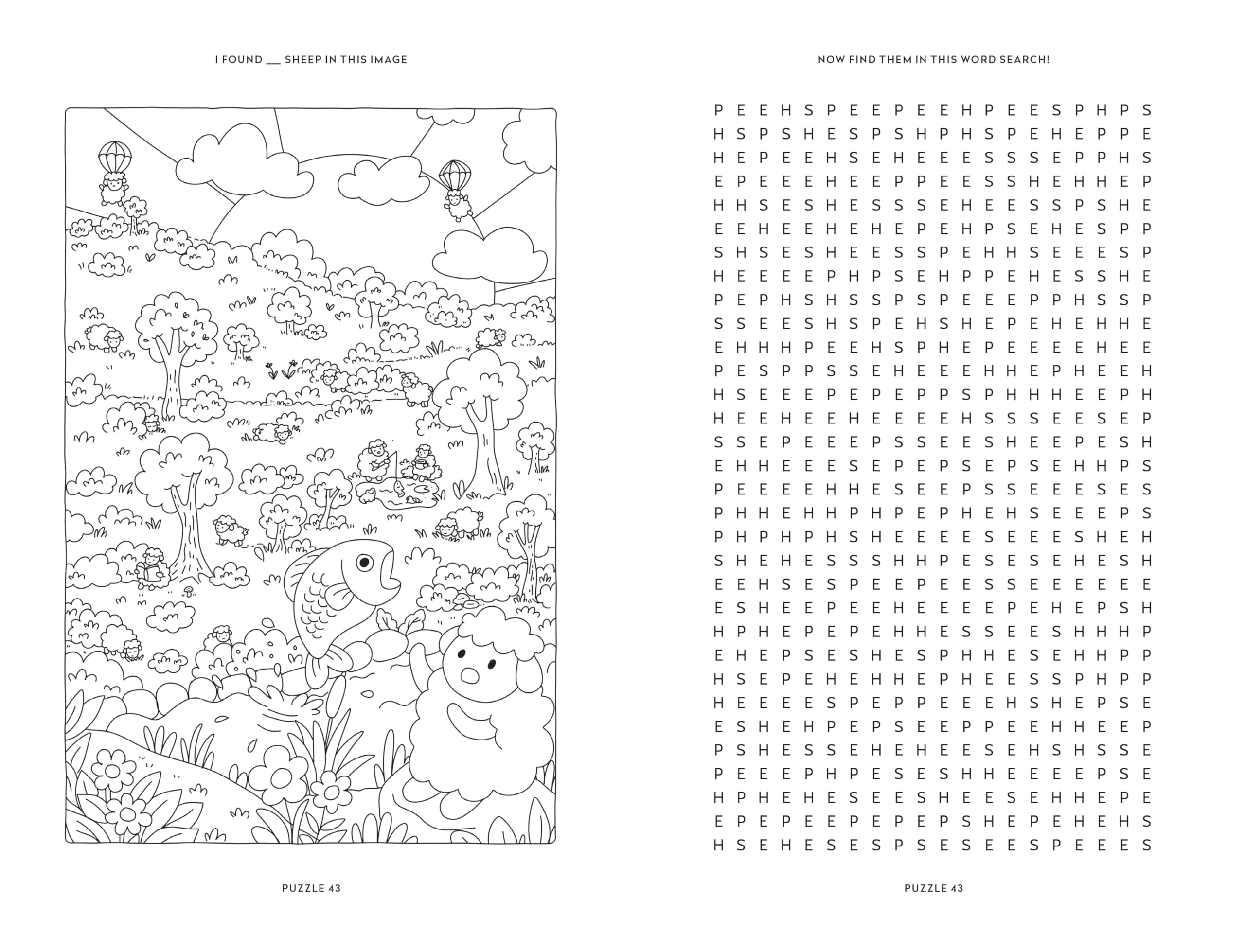 Cassell Counting Sheep: The Almost Impossible Bedtime Word Search | Paperback | 224 Pages 4