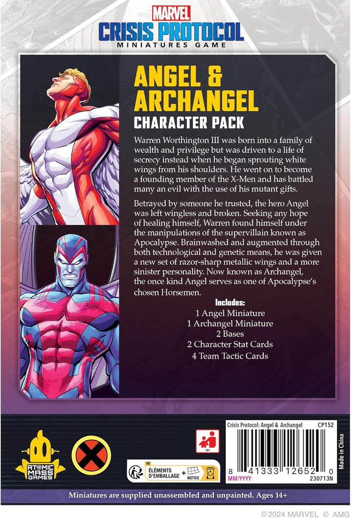Atomic Mass Games Marvel: Crisis Protocol Angel & Archangel Character Pack