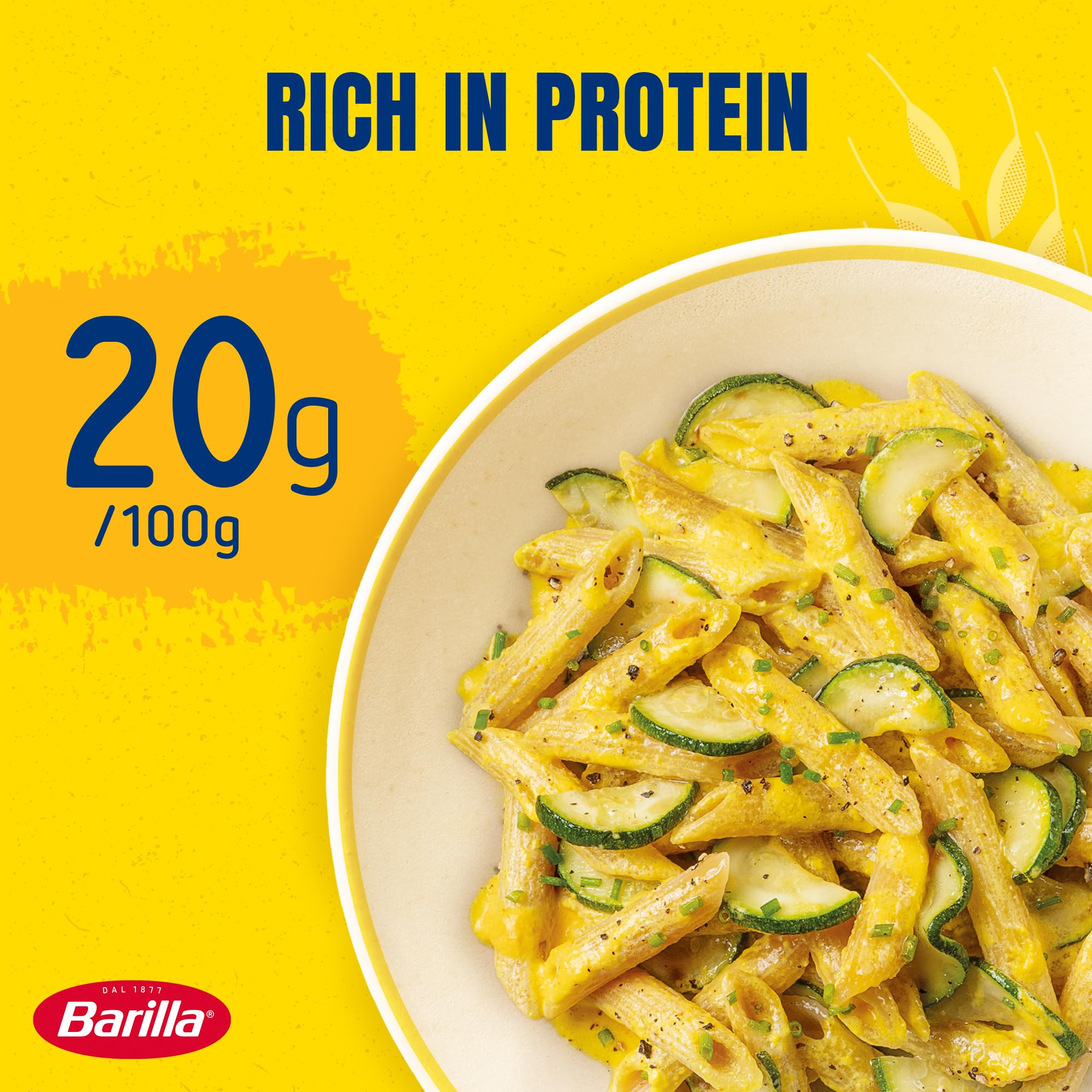 Barilla Spaghetti Protein Plus – High Protein Italian Pasta Made with Durum Semolina & Pea Protein 6