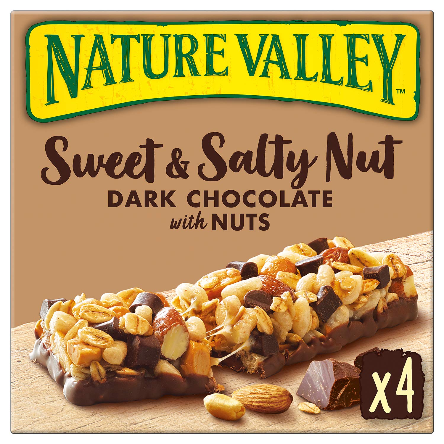 Nature Valley Sweet & Salty Nut Dark Chocolate With Nuts Cereal Bars - 4 Count (Pack of 8) 3