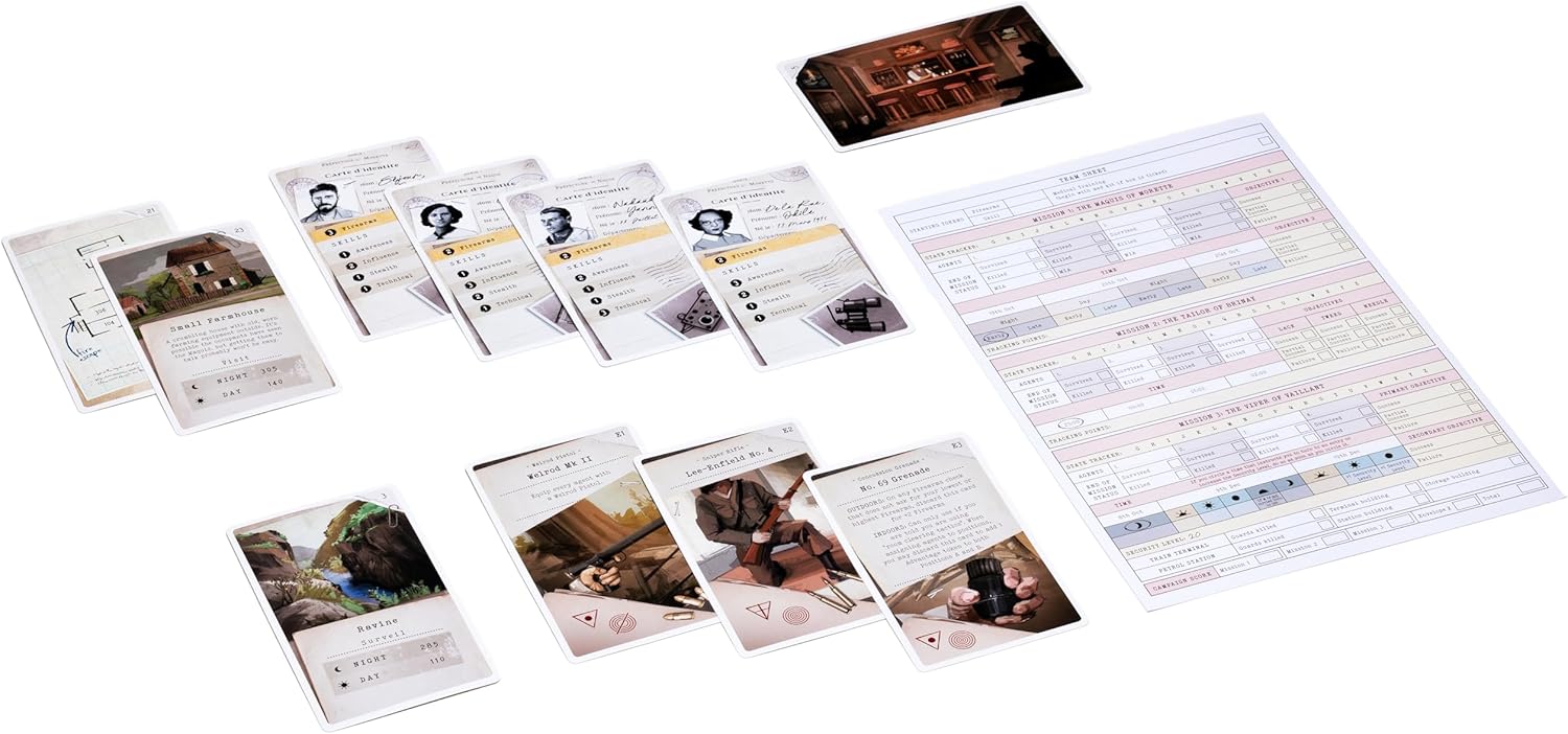 Osprey Games War Story: Occupied France Board Game 7