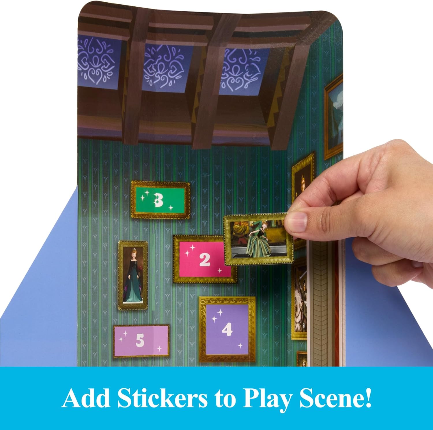 Mattel Disney Frozen Anna Spin & Reveal Fashion Doll Set with 11 Surprises 6