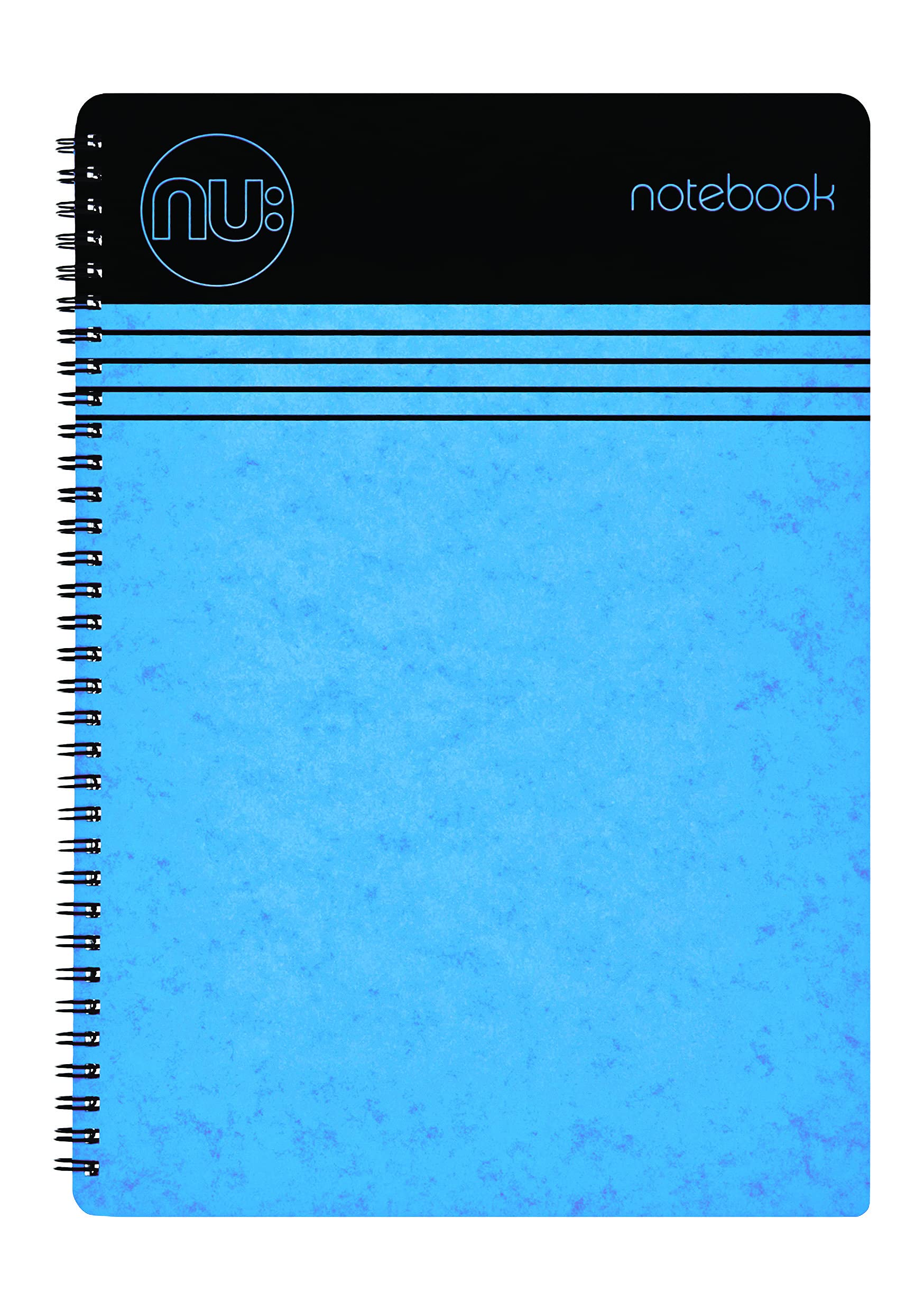 nu: Craze Cloud Range A4 Wirebound Notebook - Blue, 80gsm FSC Paper, Perforated 1
