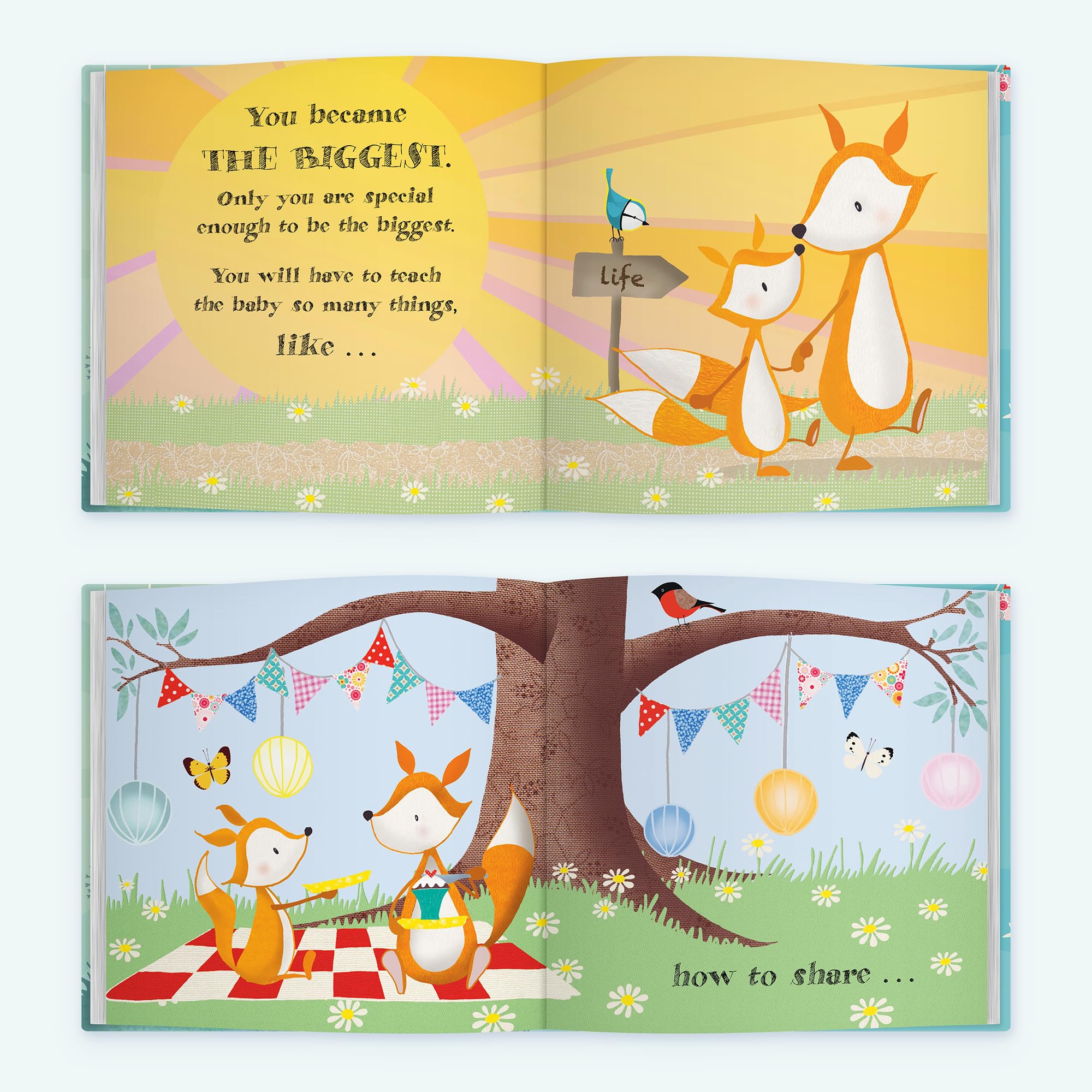 FROM YOU TO ME You're the Biggest Keepsake Gift Book for New Siblings | Hardcover Illustrated | Ages 2-5 3