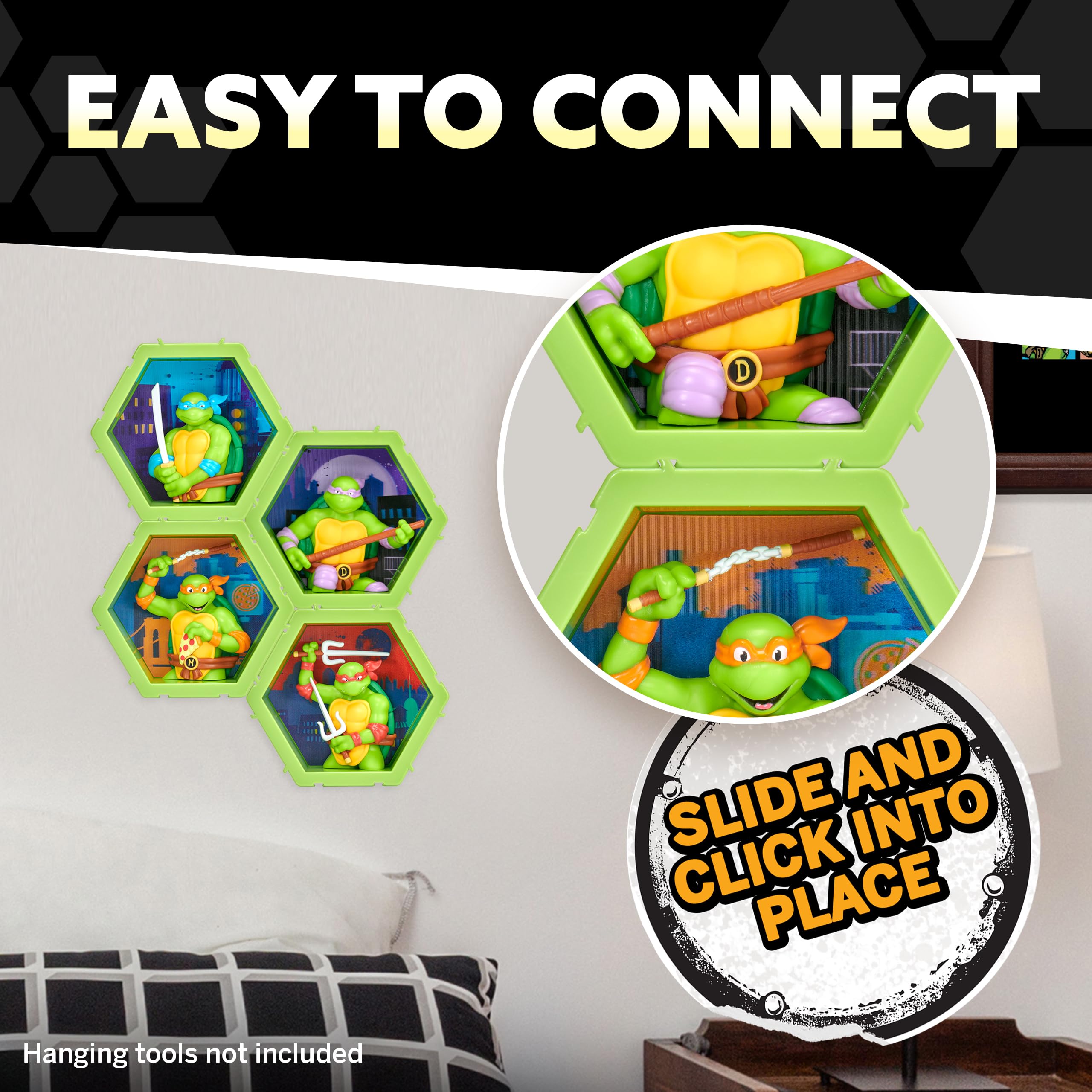 WOW! PODS Raphael Bobblehead Figure - 4D Connectable Display | Teenage Mutant Ninja Turtles Collectible | 4.75 inches 5