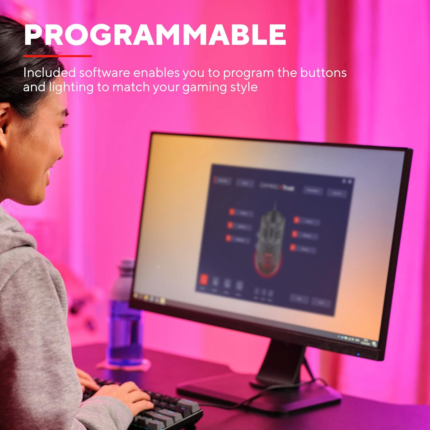 Trust Gaming GXT 928 Helox Superlight Wired Gaming Mouse 65g with RGB Lighting & Adjustable DPI 11