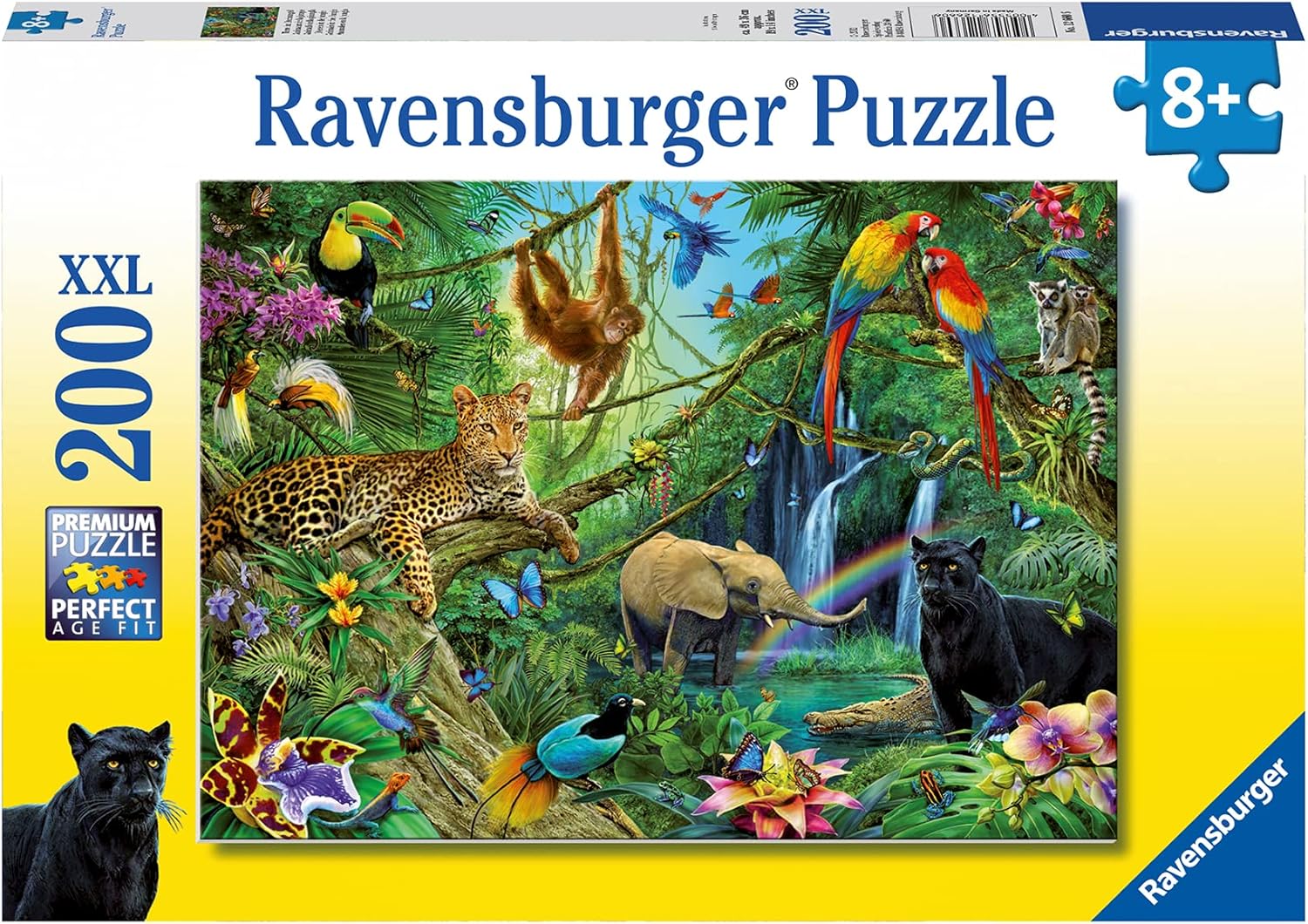 Ravensburger Jungle 200 Piece Jigsaw Puzzle - Extra Large Pieces for Kids 8+ 1