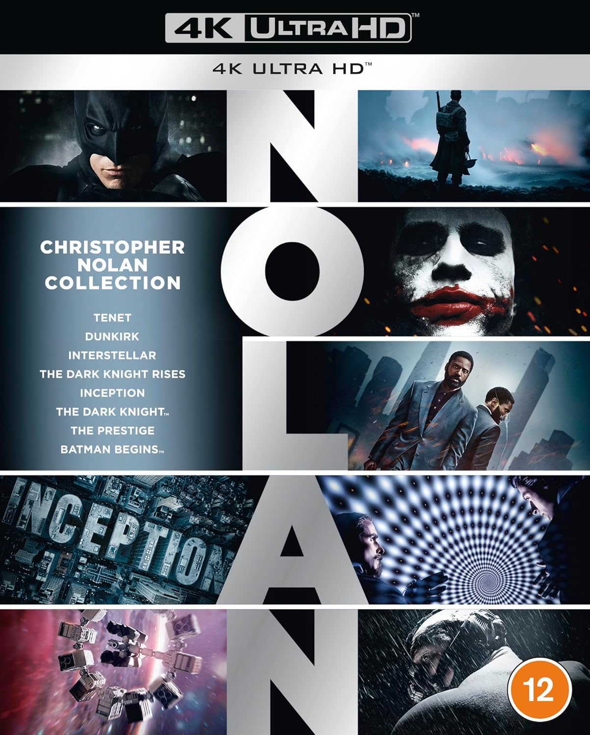 Christopher Nolan 8-Film Collection [4K Ultra HD] [2005] [Blu-ray] [2023] [Regio