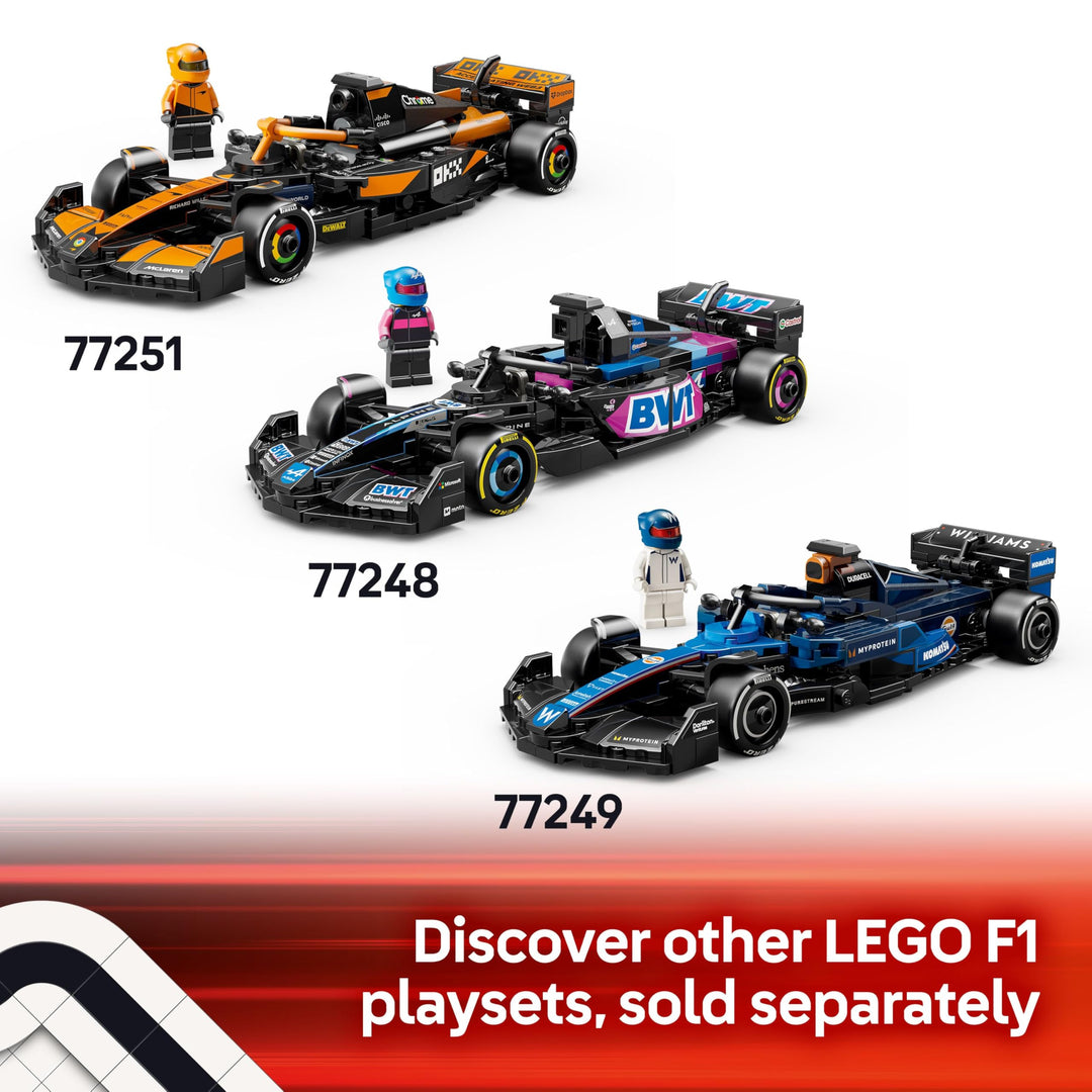 LEGO Speed Champions MoneyGram Haas F1 Team VF-24 Race Car Toy with Driver Minifigure - Building Set for 10+