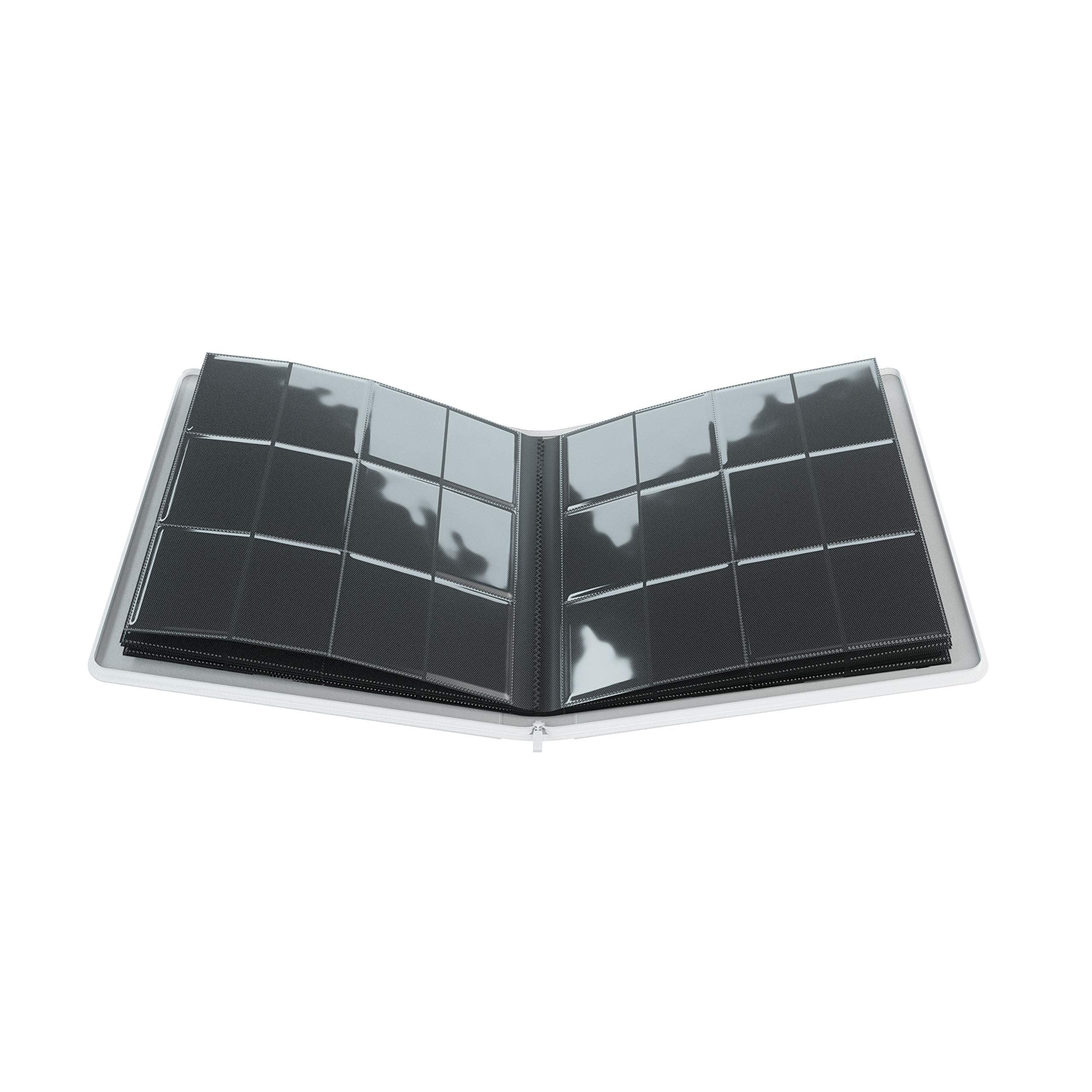 Gamegenic Zip-Up Album - 480 Card Capacity | Side-Loading Pockets | Rigid Cover | White 5