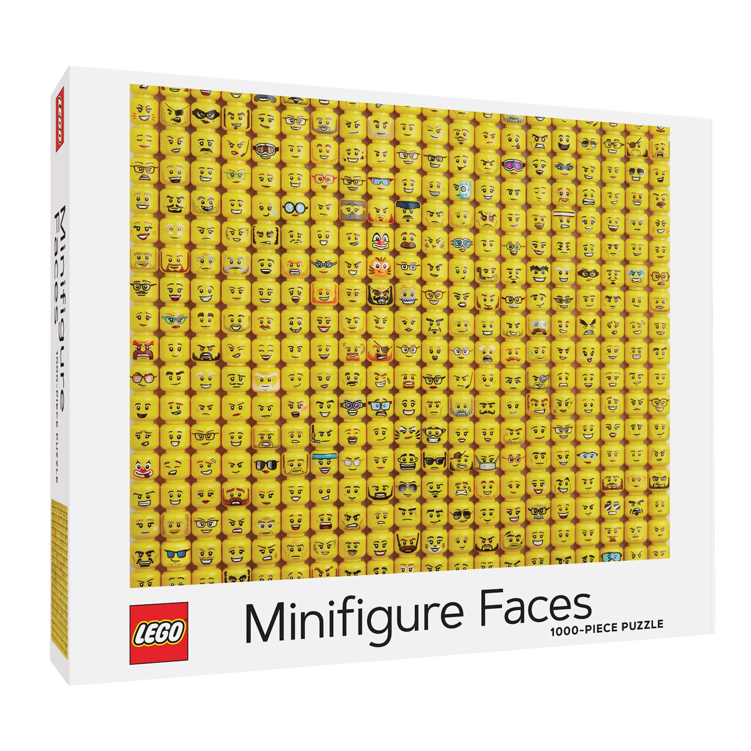 Chronicle Books LEGO Minifigure Faces Puzzle - 1000 Pieces | 635x508mm | Ages 9+