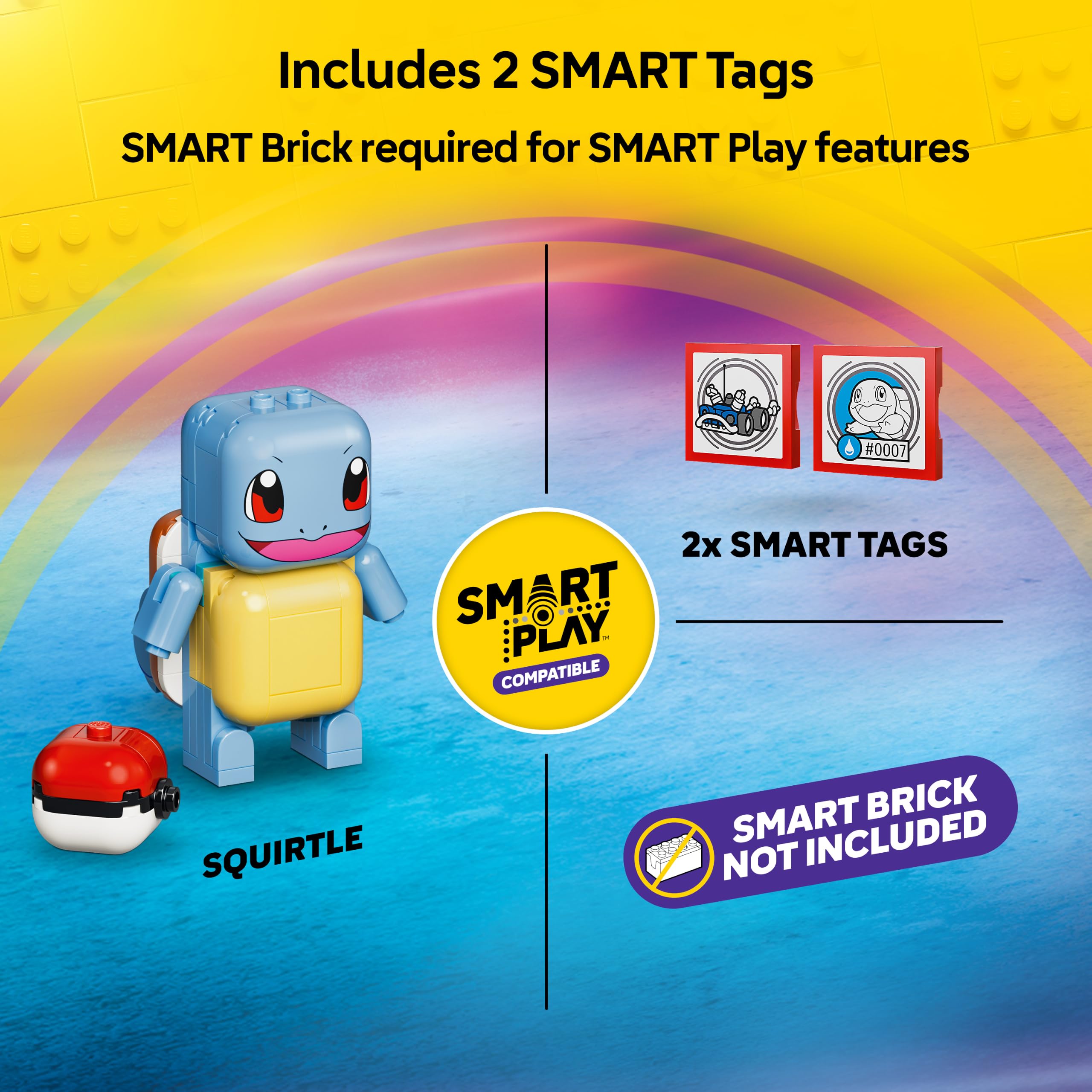 LEGO Pokémon SMART Play: Trainer’s Buggy Adventure with Squirtle Building Set (72156) | Ages 7+ 4