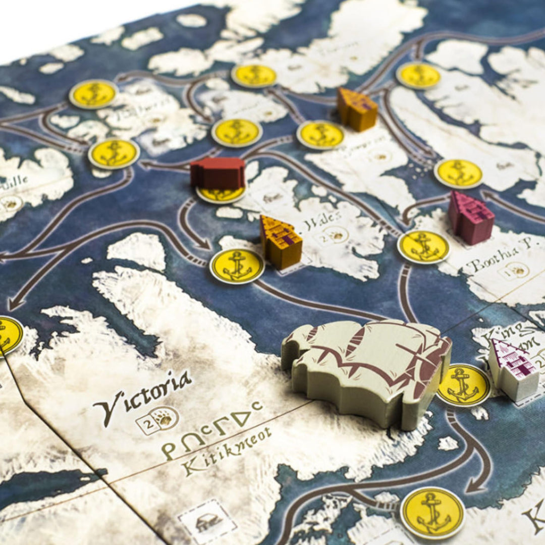2Tomatoes Games Through Ice and Snow Arctic Exploration Board Game