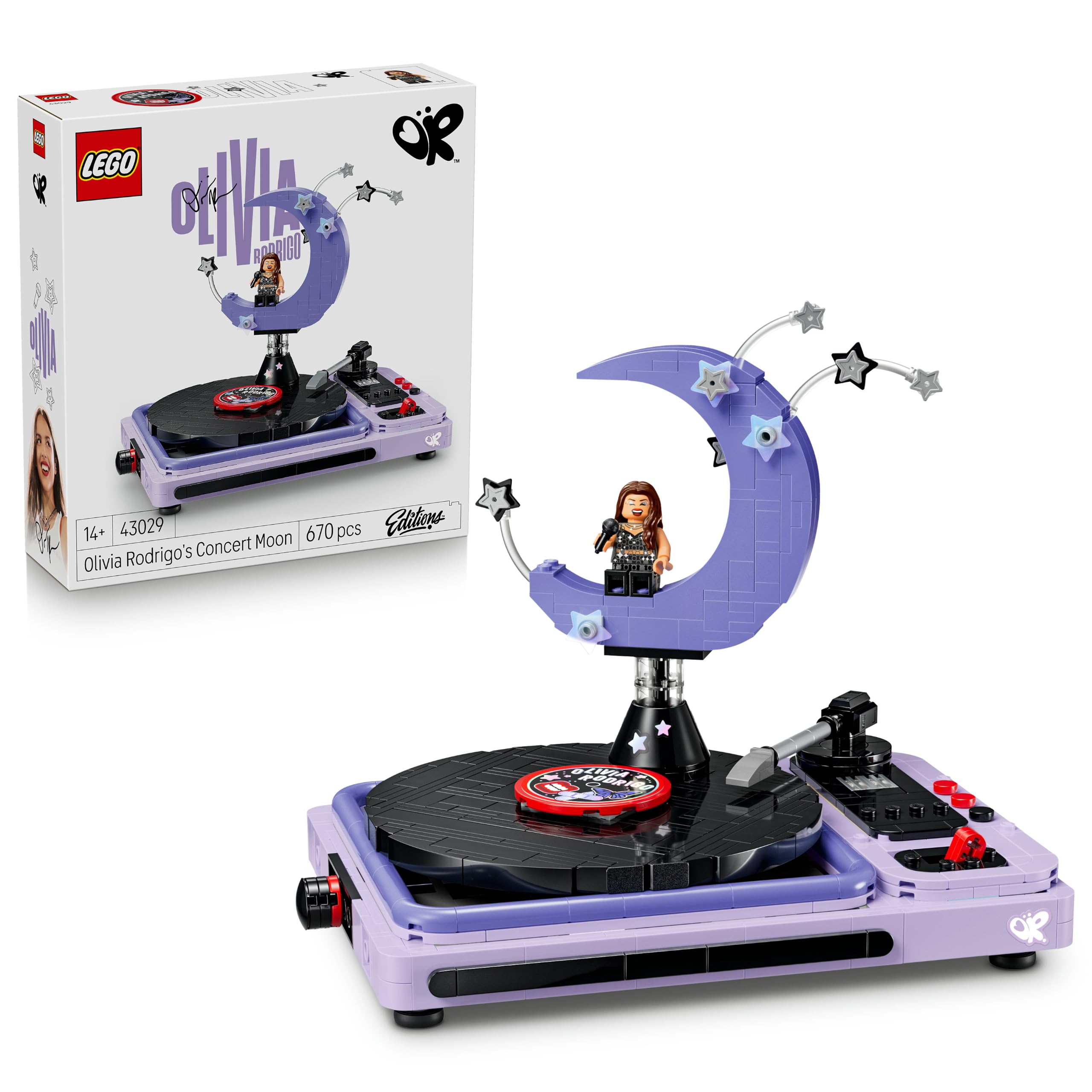 LEGO Olivia Rodrigo's Concert Moon Building Set - Ages 14+ | 670 Pieces | Multicolor 1