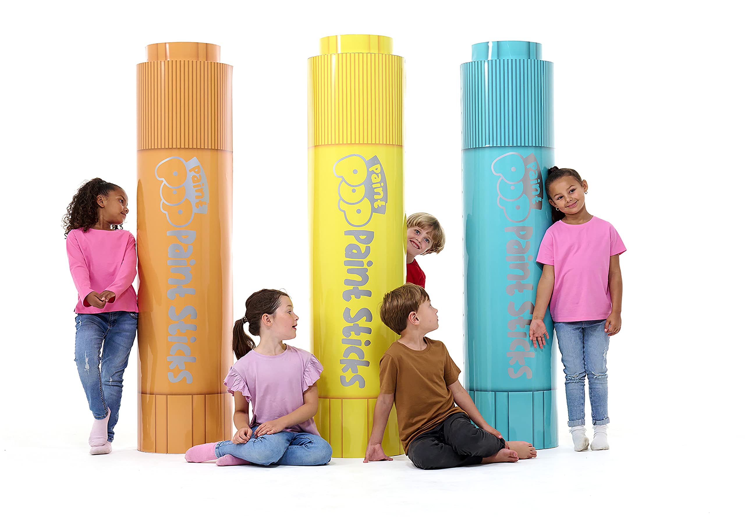 Paint Pop Paint Sticks for Kids - 12 Pack Assorted Colours | Twist & Paint Action 8