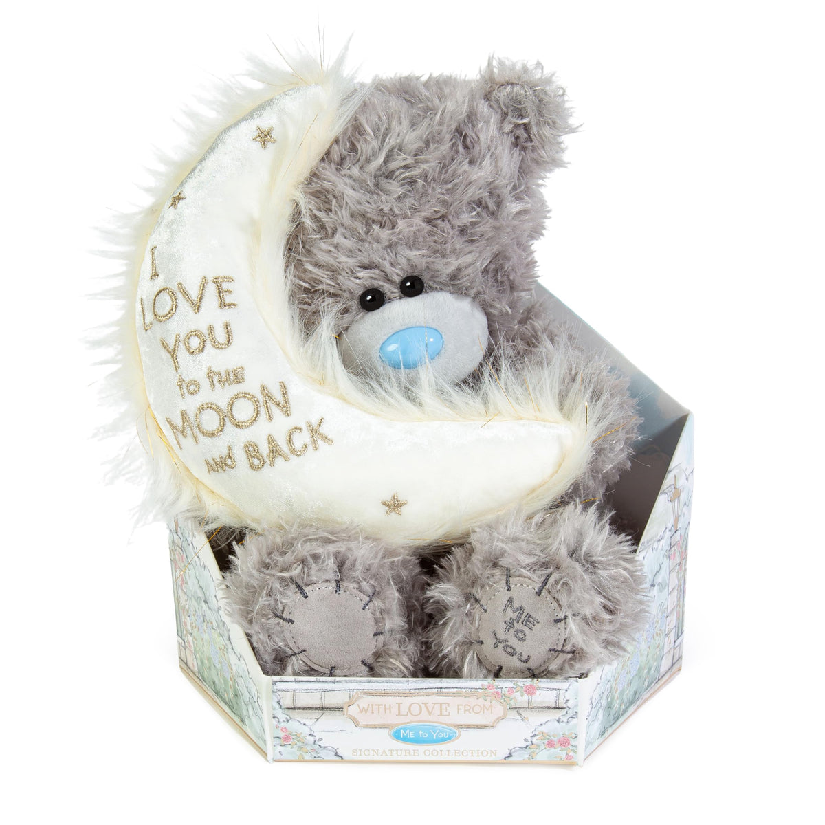 Me to You Tatty Teddy 'Love You To The Moon And Back' Bear - 19cm Soft Plush Toy