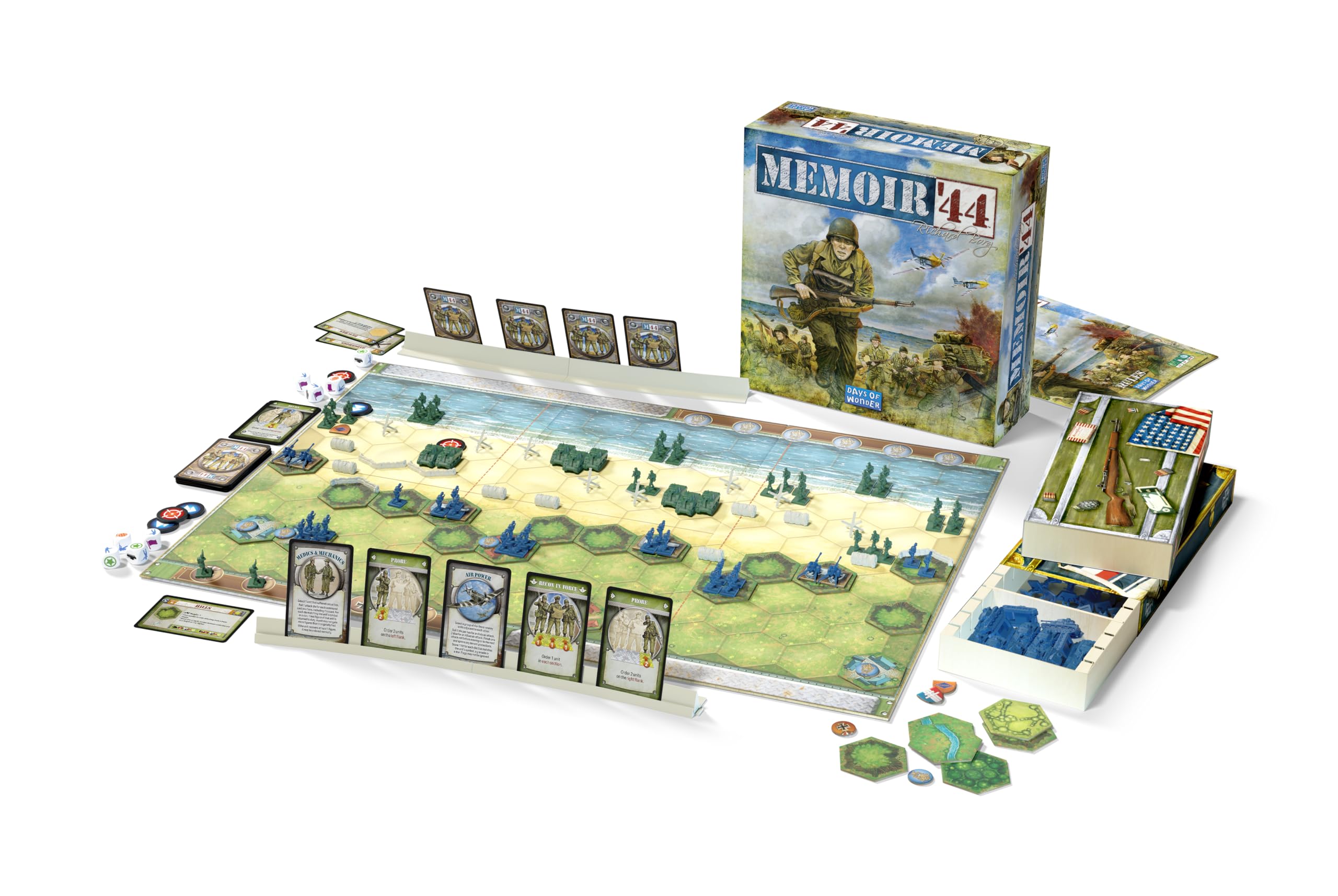 Asmodee Memoir '44 Refresh Board Game | Ages 8+ | 2-4 Players | 45+ Min