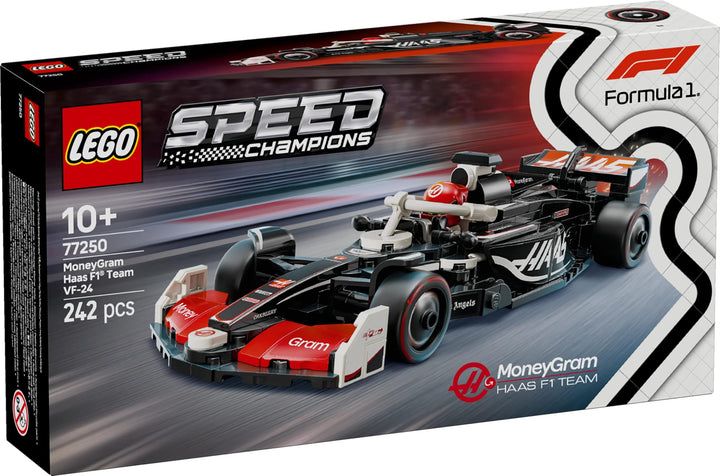 LEGO Speed Champions MoneyGram Haas F1 Team VF-24 Race Car Toy with Driver Minifigure - Building Set for 10+